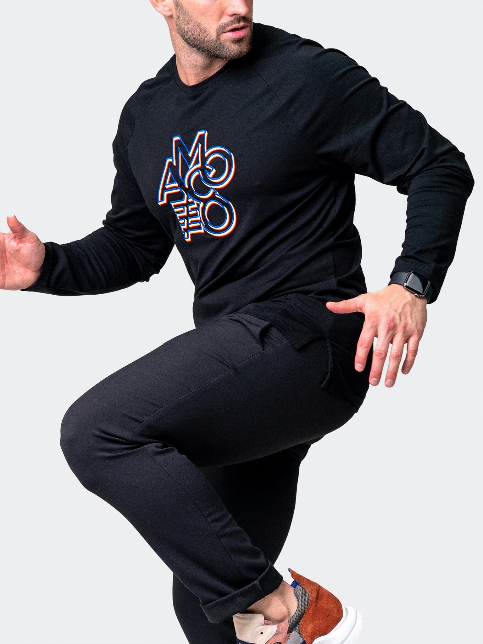 Remix Black Long Sleeve Tee