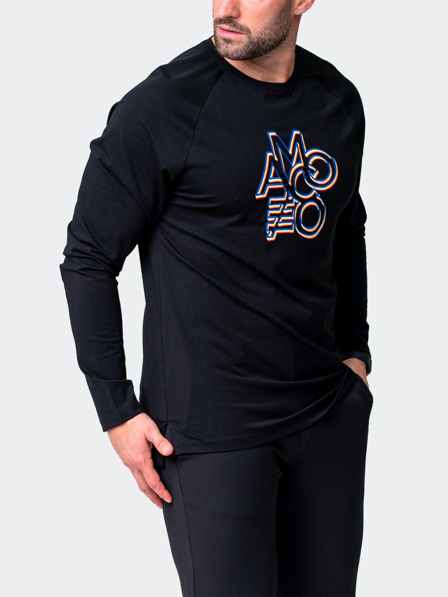 Remix Black Long Sleeve Tee