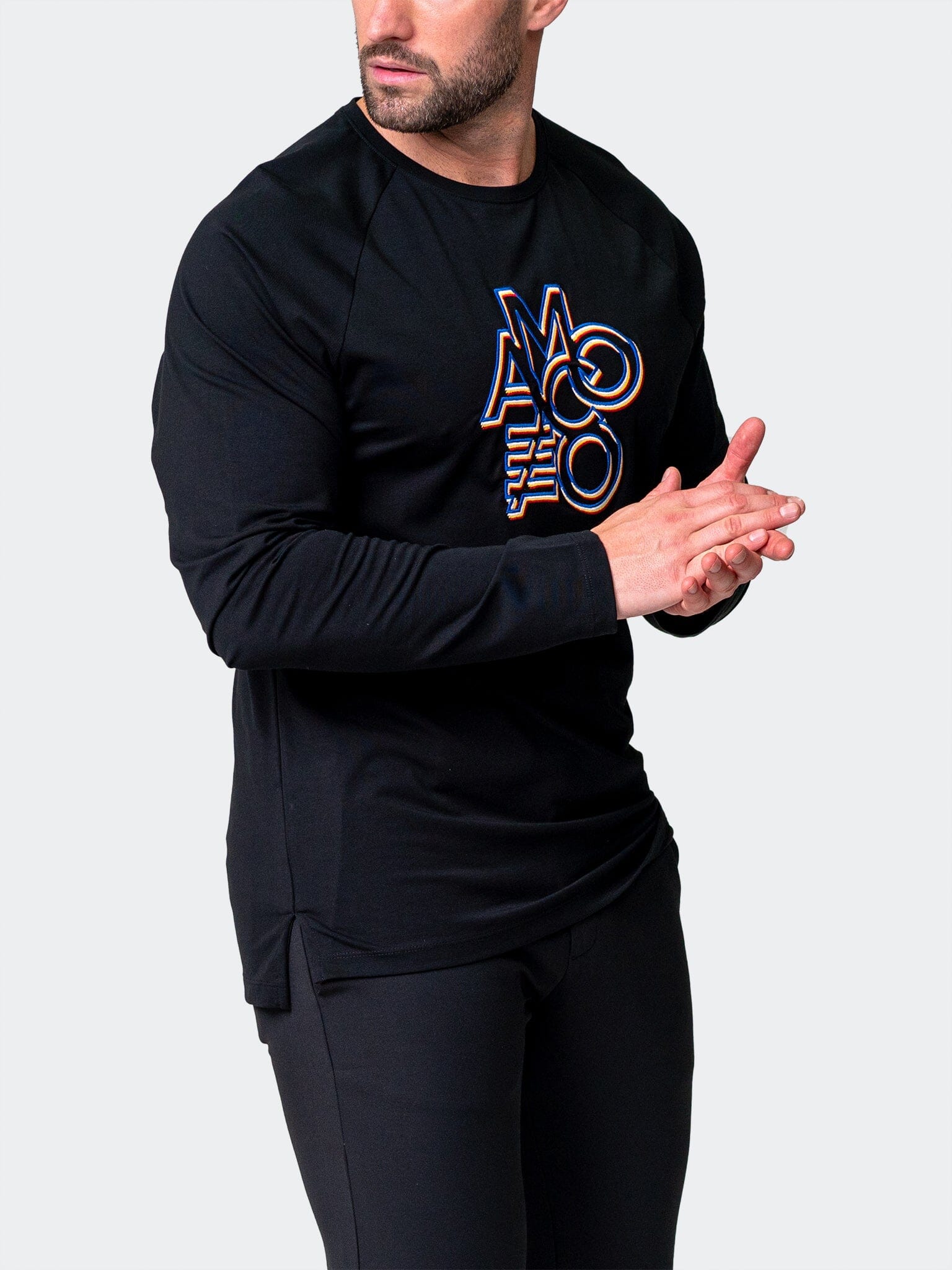 Remix Black Long Sleeve Tee