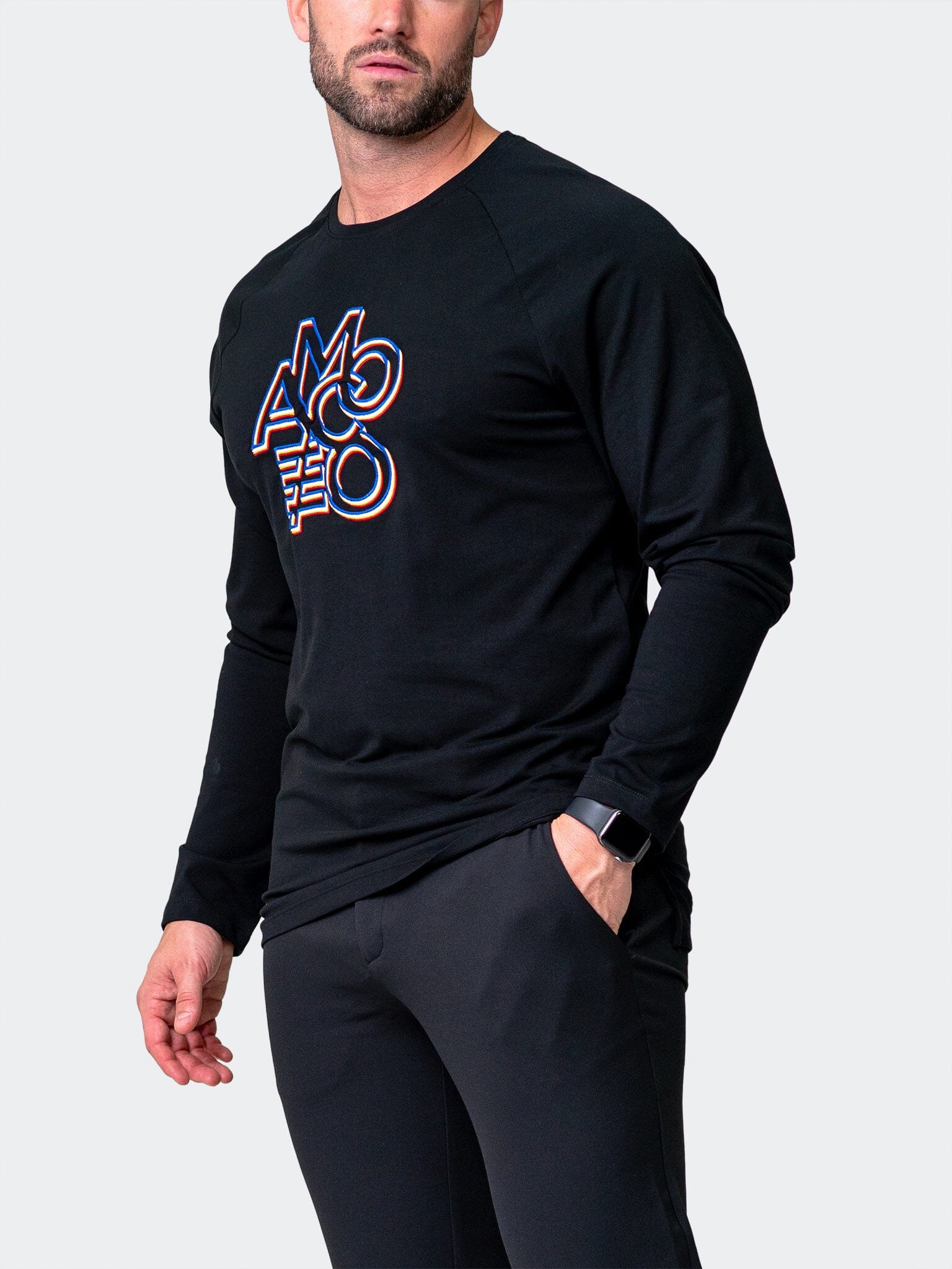 Remix Black Long Sleeve Tee