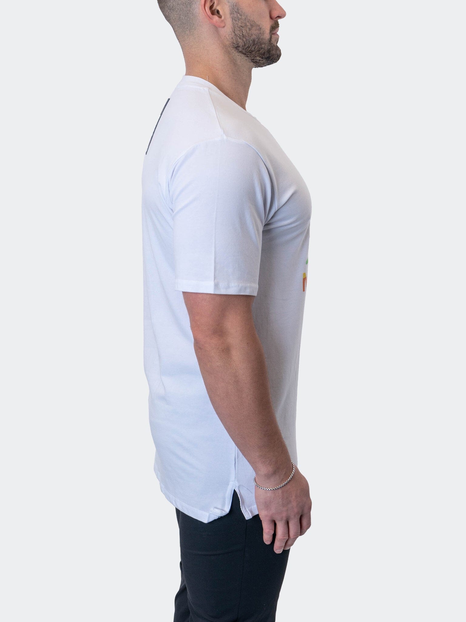 Tee LionRainbow White