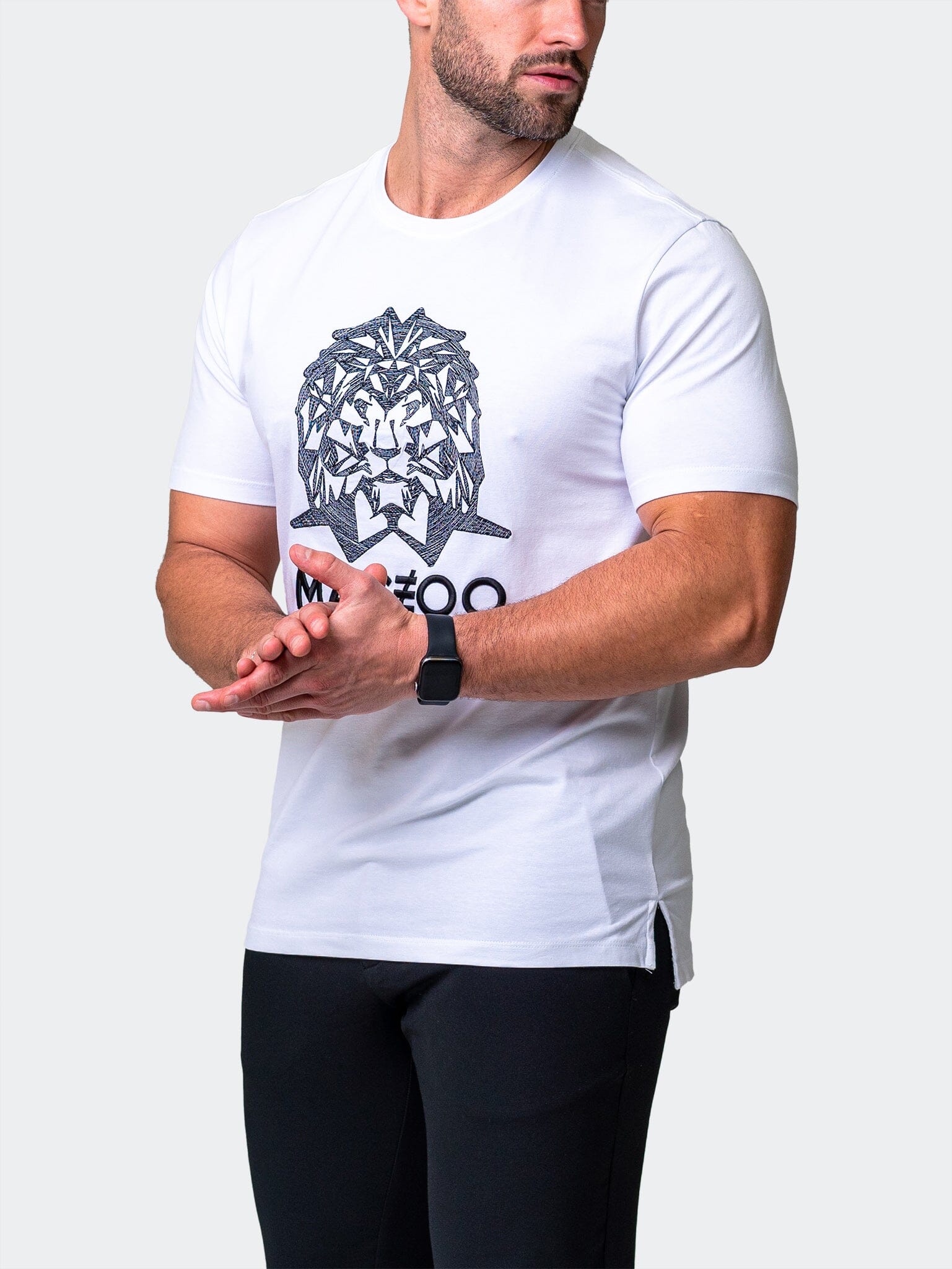 MightyMane White Tee