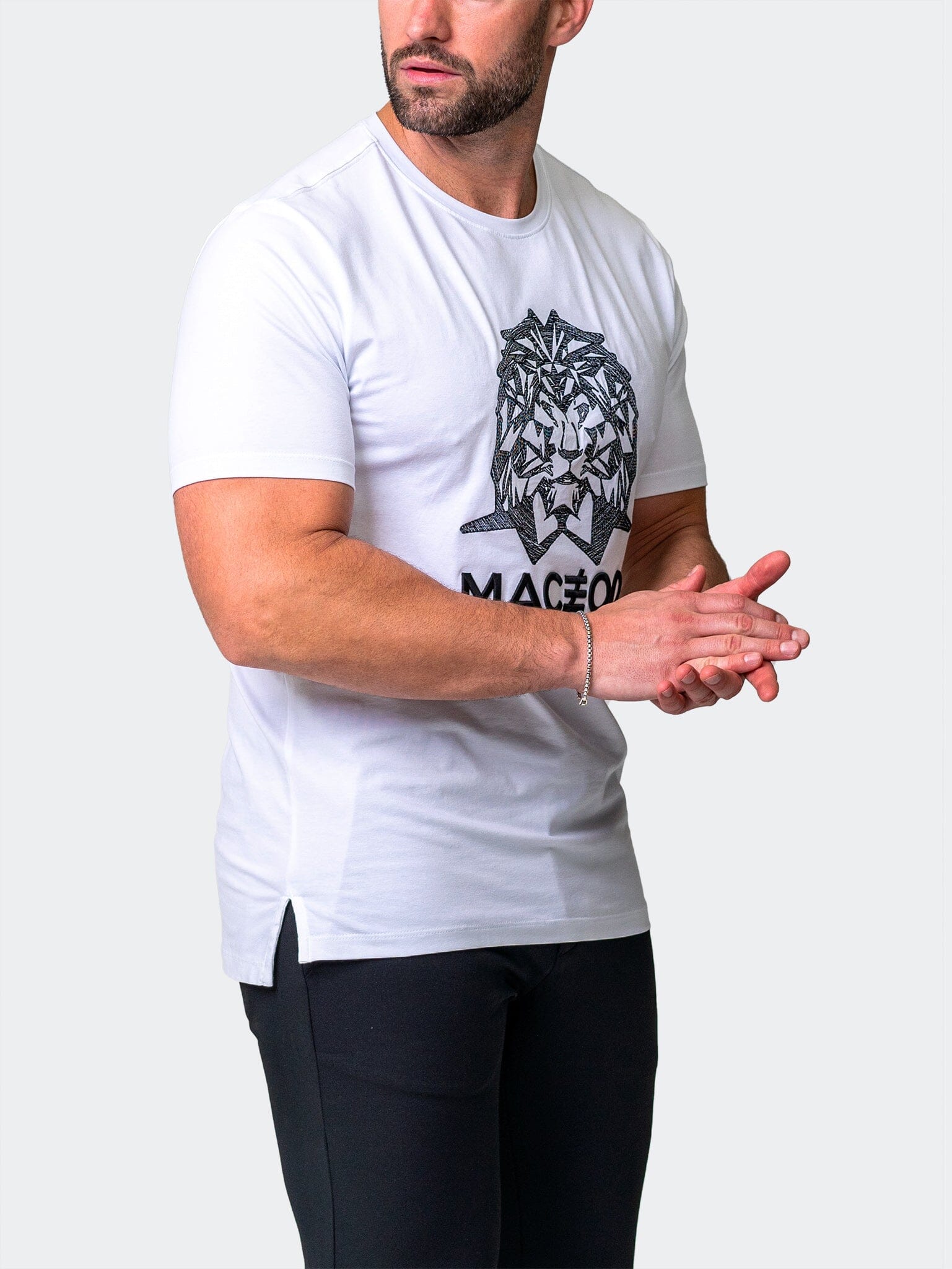 MightyMane White Tee
