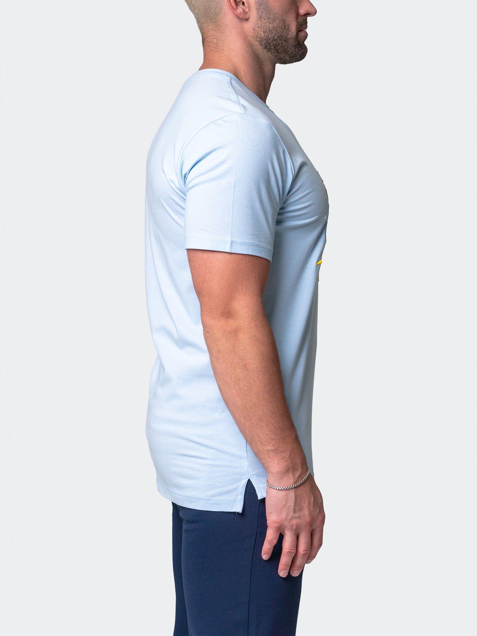Neon Light Blue Tee