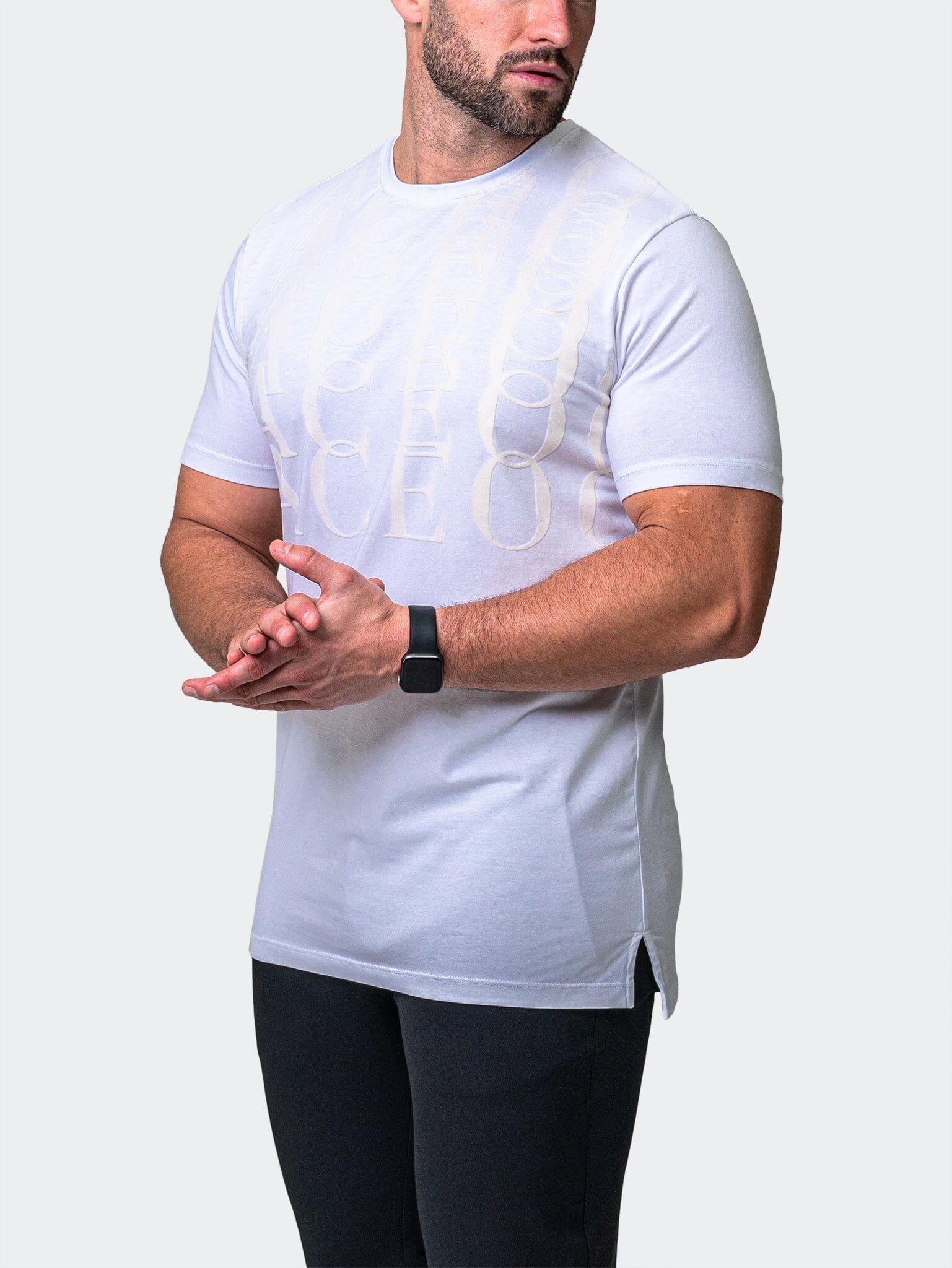 Repetition White Graphic Tee