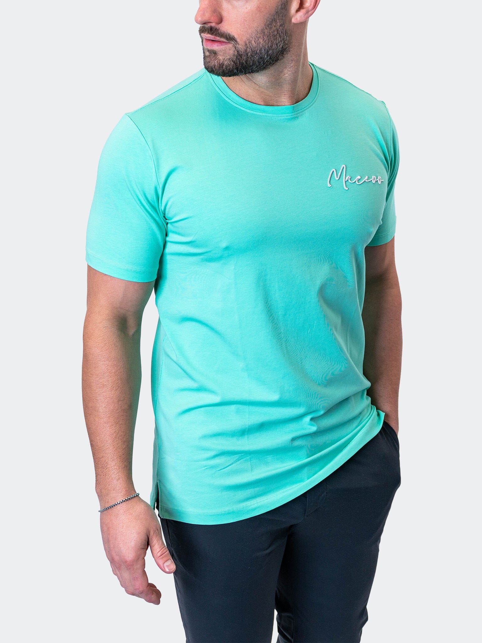 Signature Mint Green Crew Tee