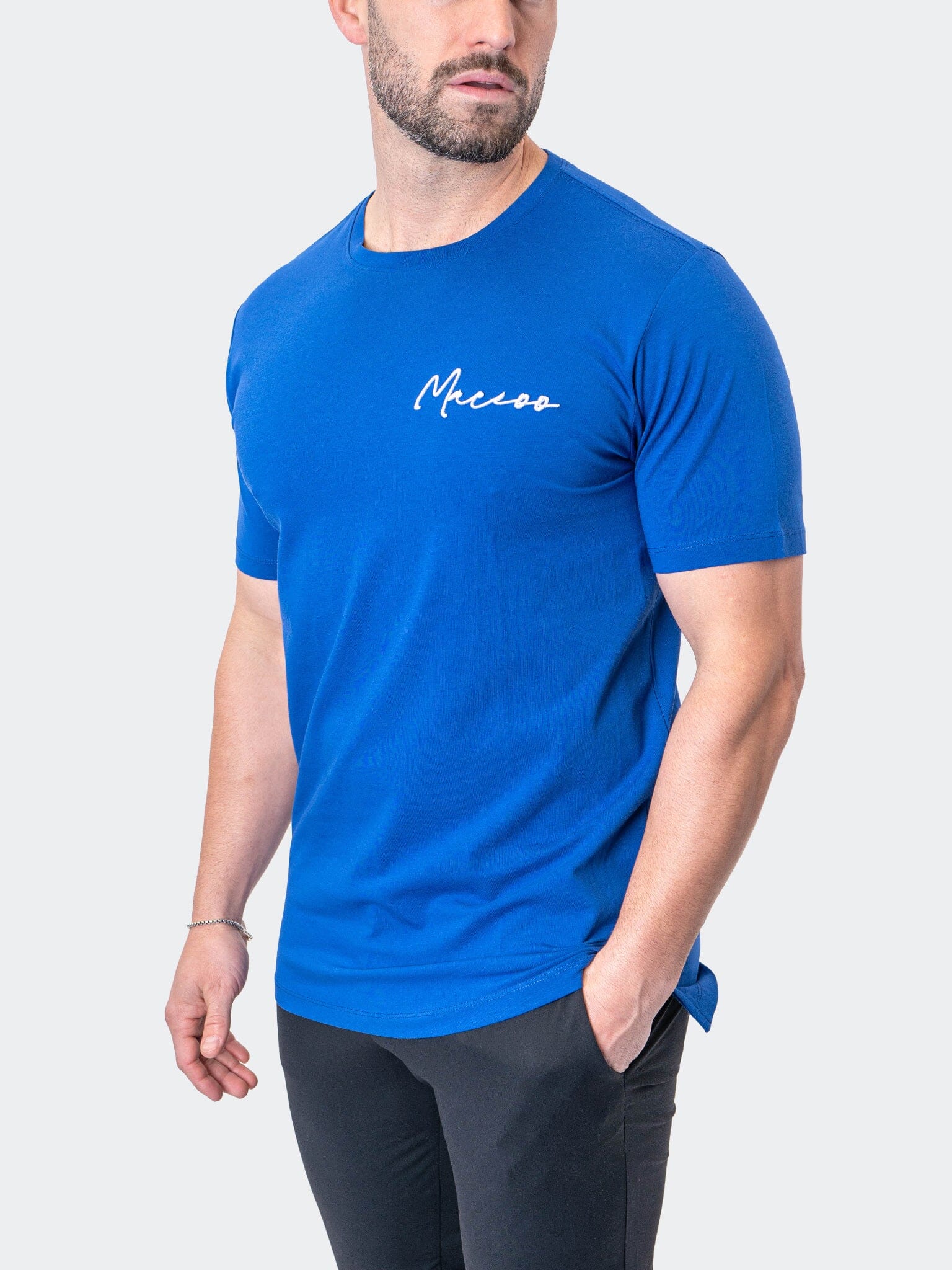 Signature Saks Blue Tee