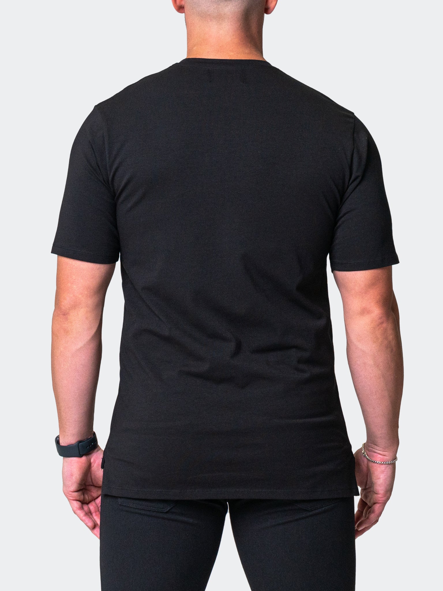 SkullMulti Black Graphic Tee