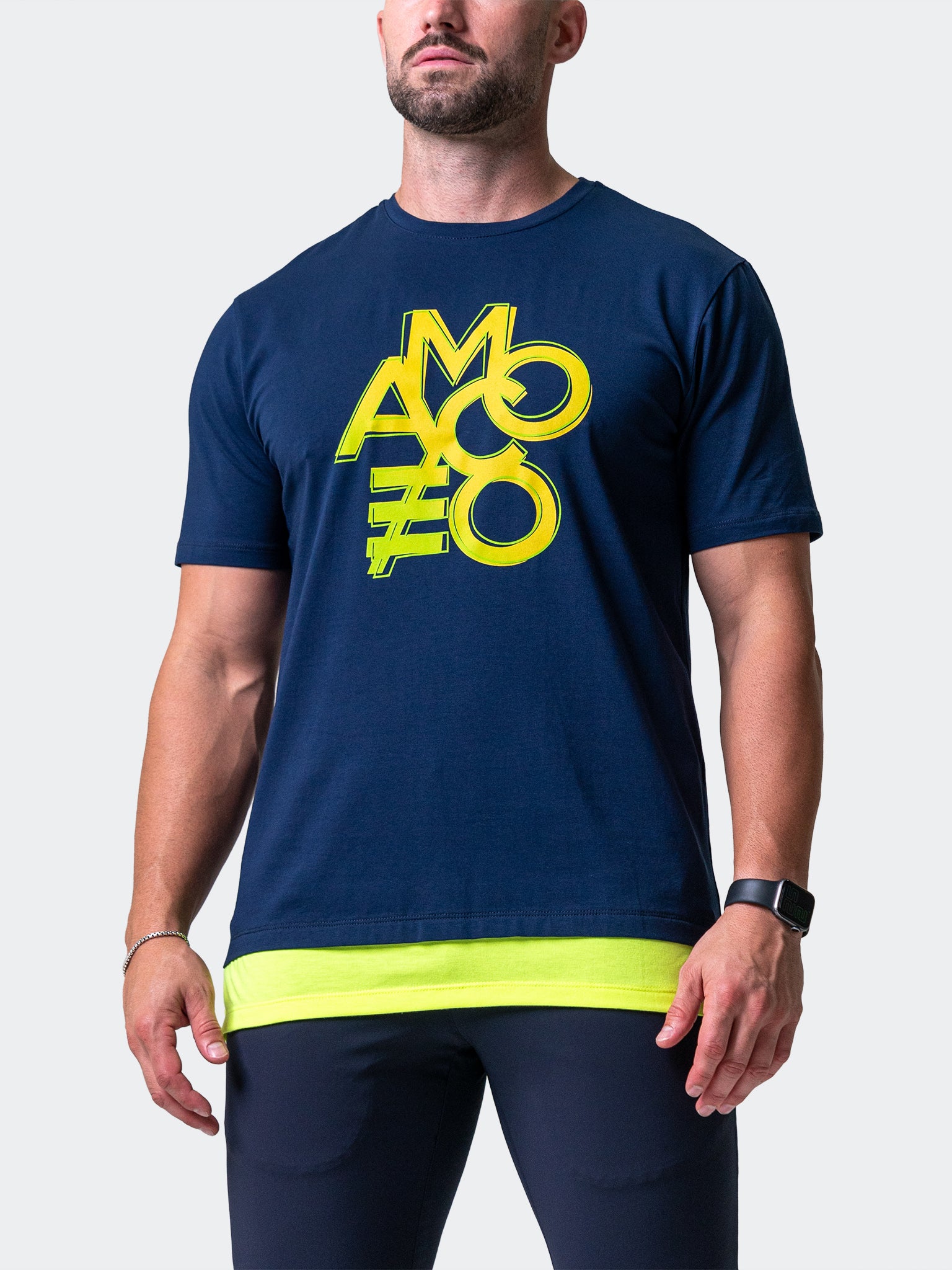 Tee StackedGreen Blue