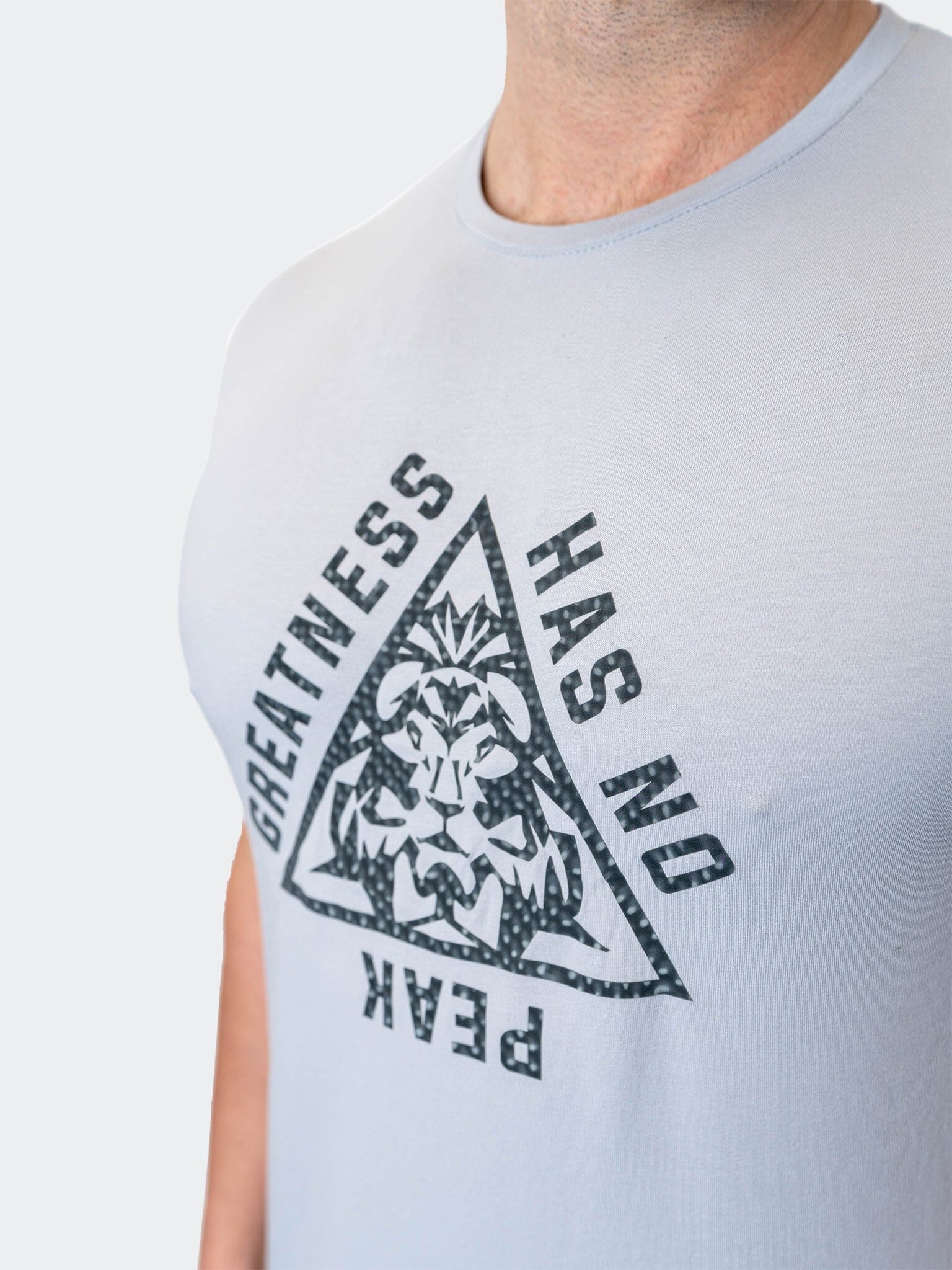 Triangle White Tee