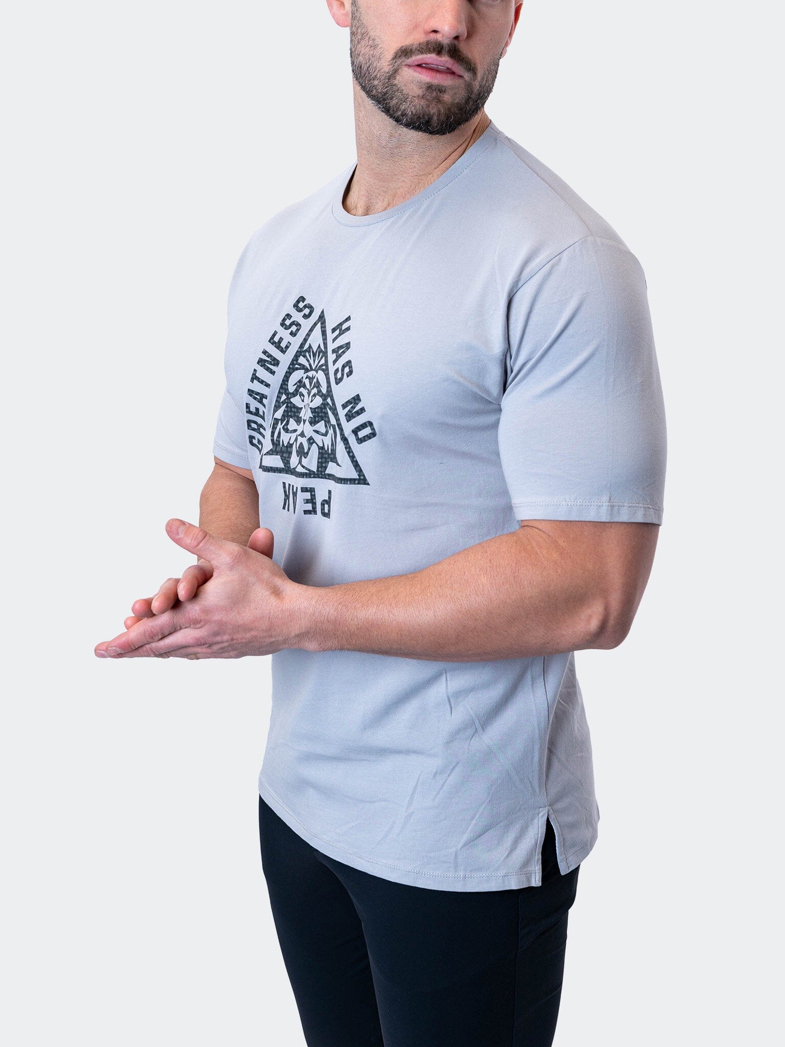Triangle White Tee