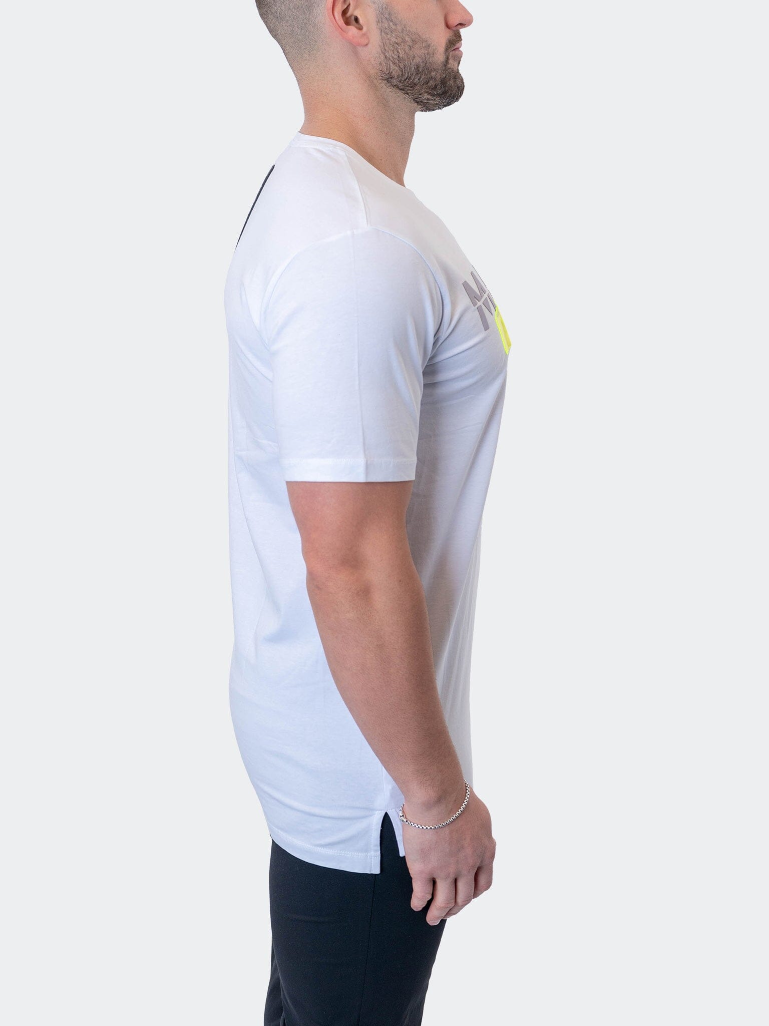 WakeUpFight White Graphic Tee