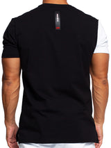 Tee HalfHalf Black View-4