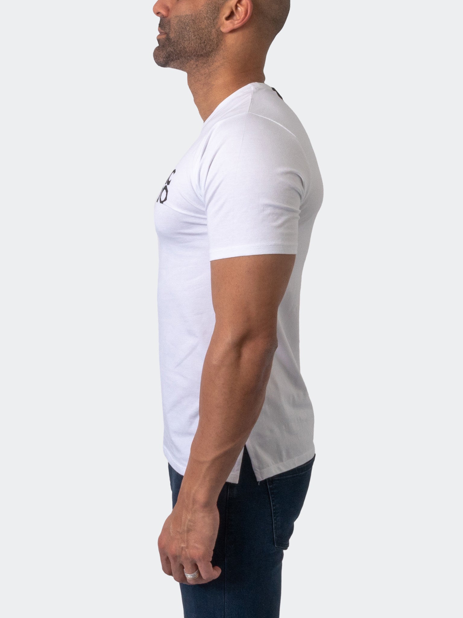 Tee Hand White