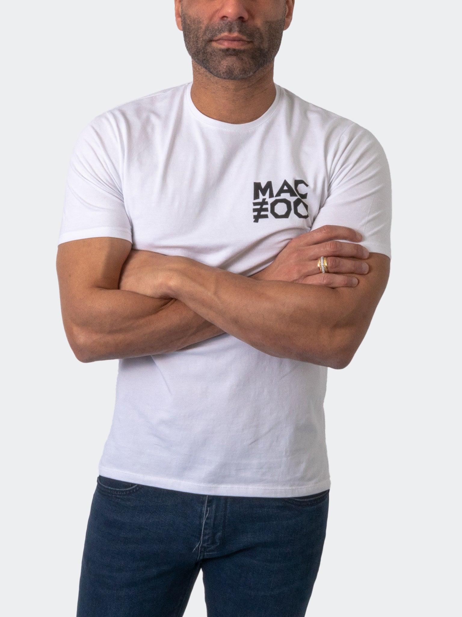 Tee Hand White