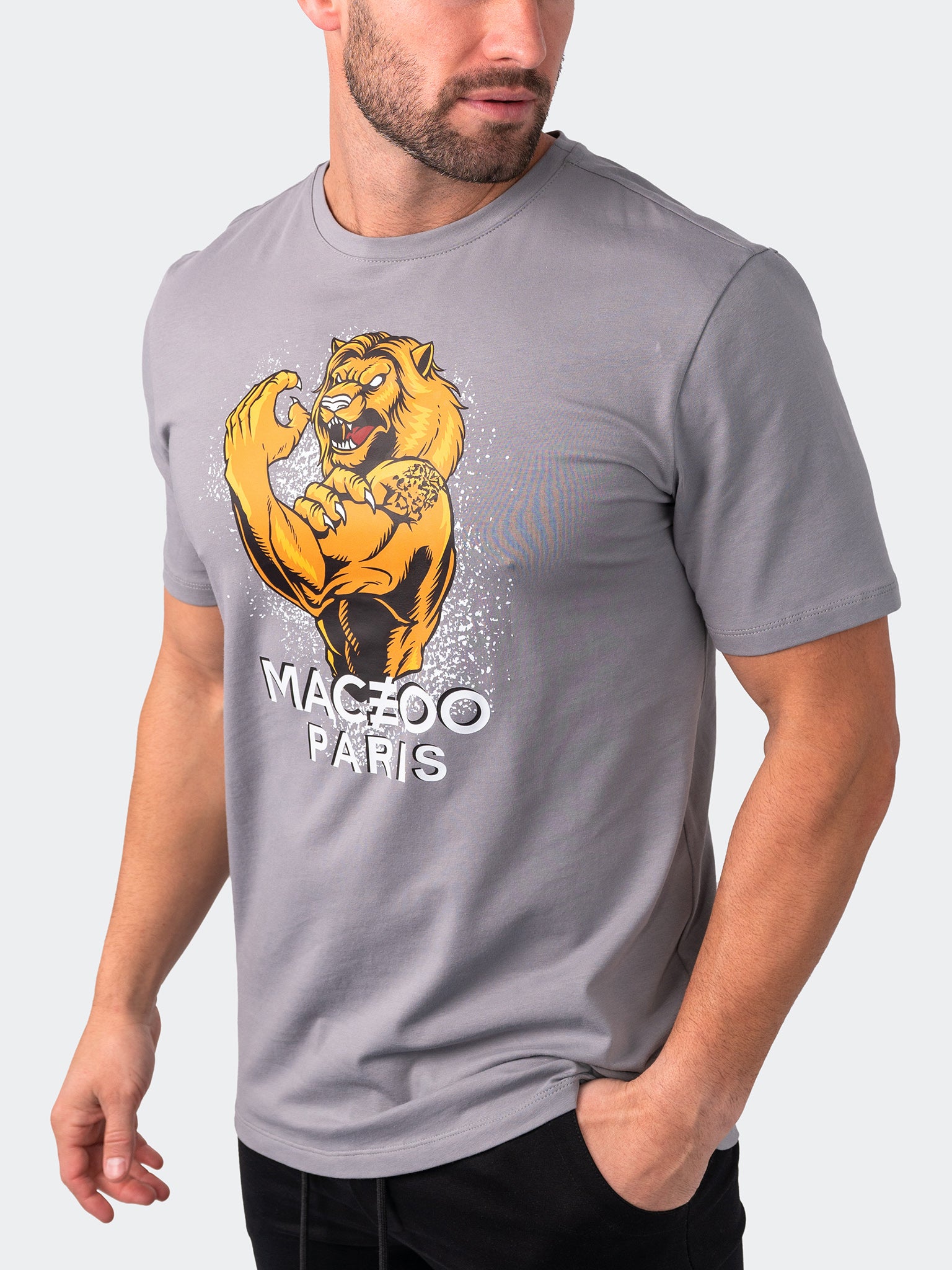 Power Grey Graphic Tee