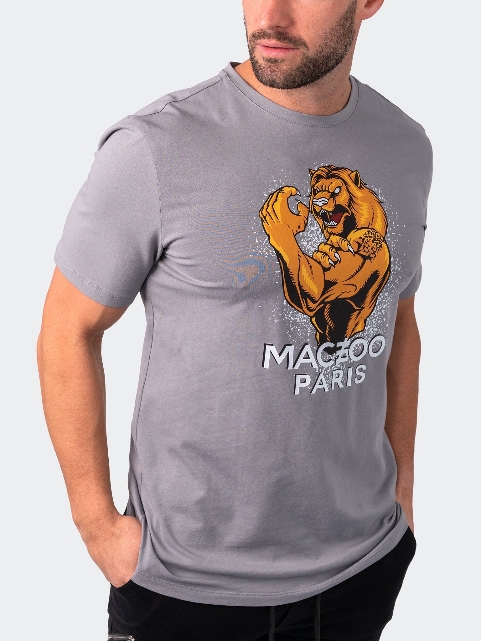 Power Grey Graphic Tee