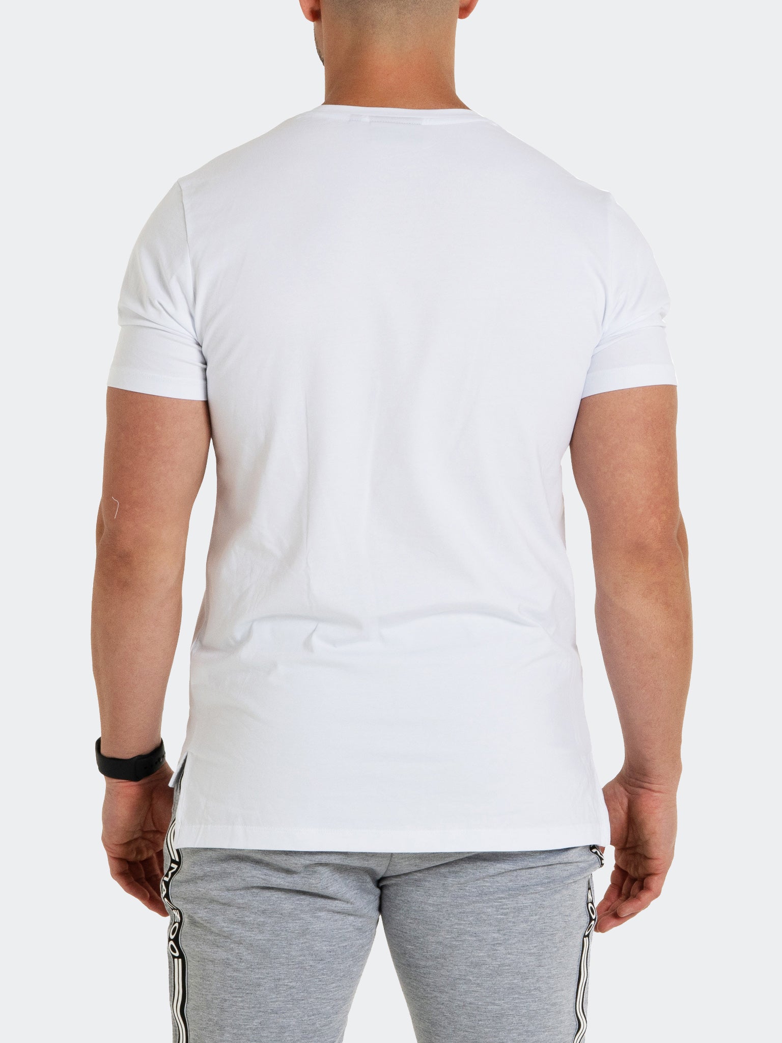 Perm Simple White Crew Tee
