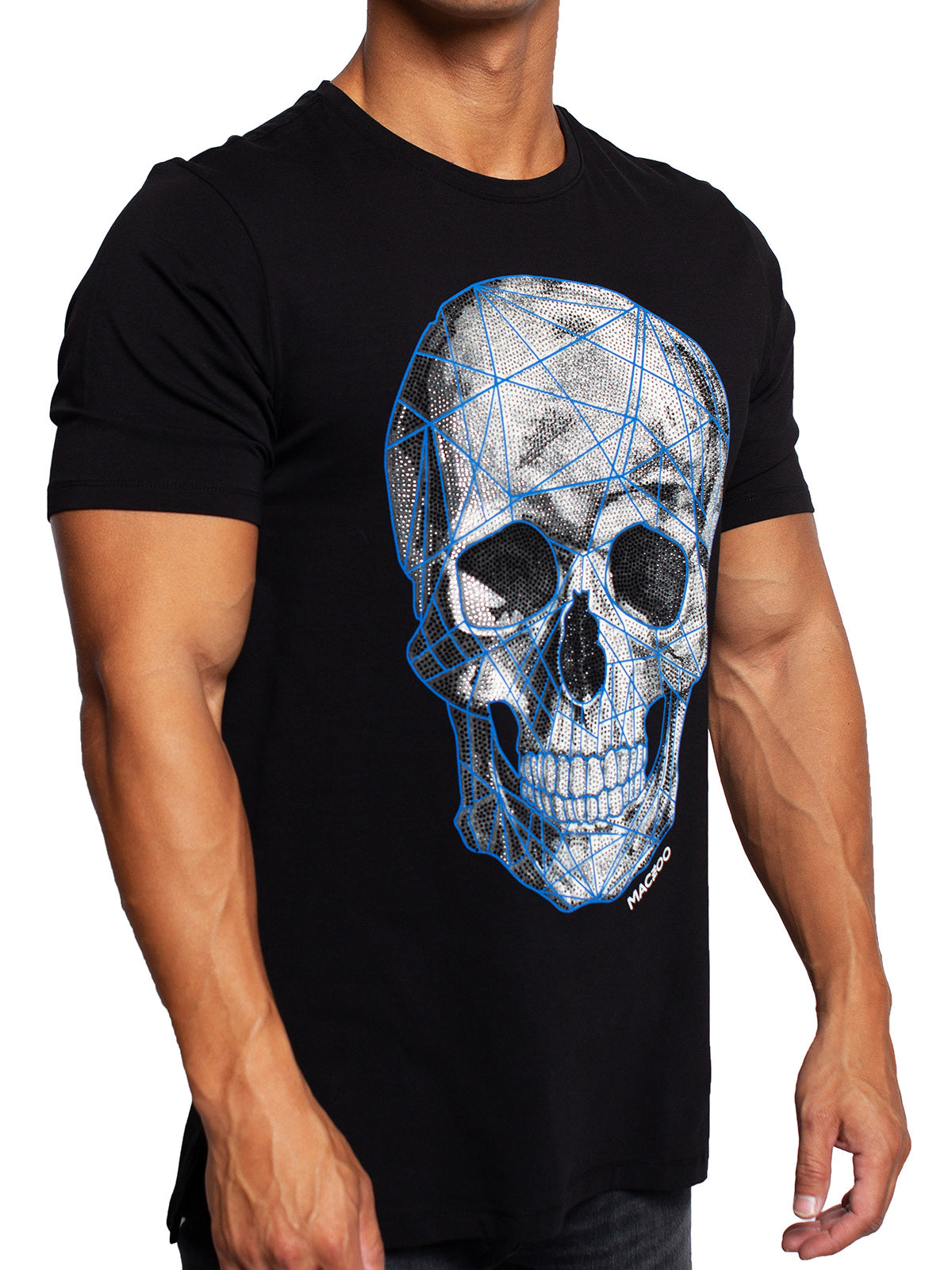 Tee SkullBlue Black