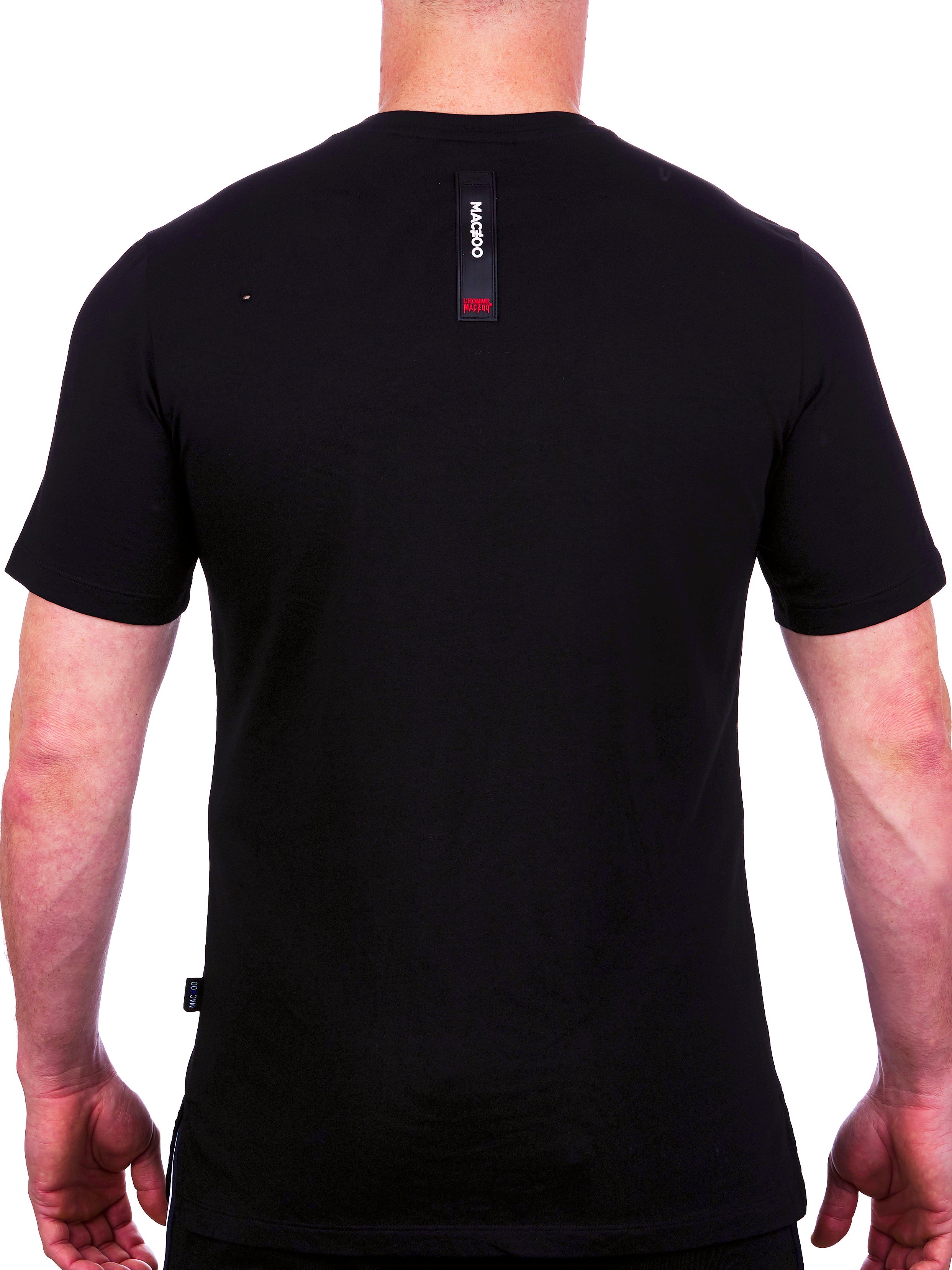 Tee SkullHalf Black