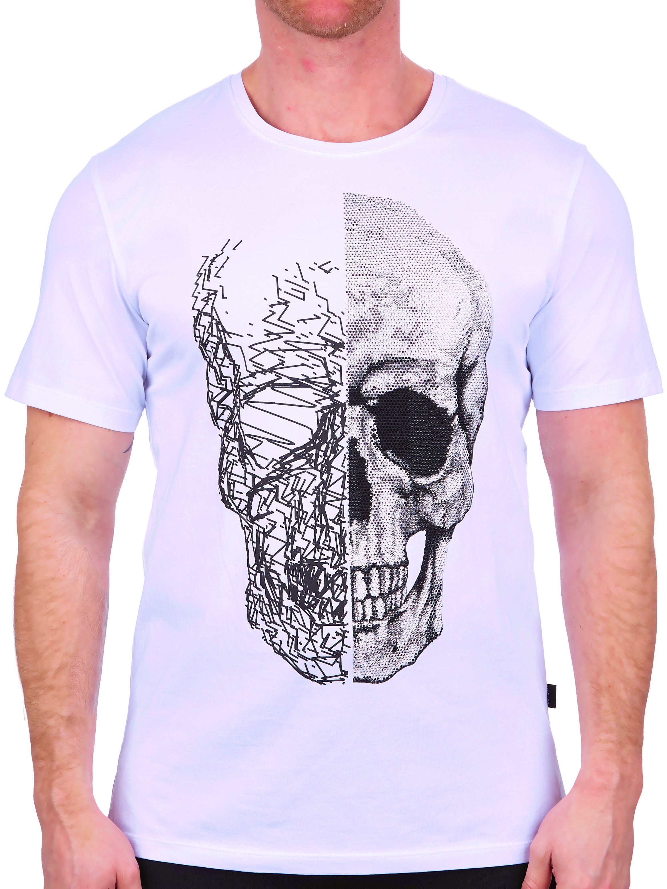 Tee SkullHalf White