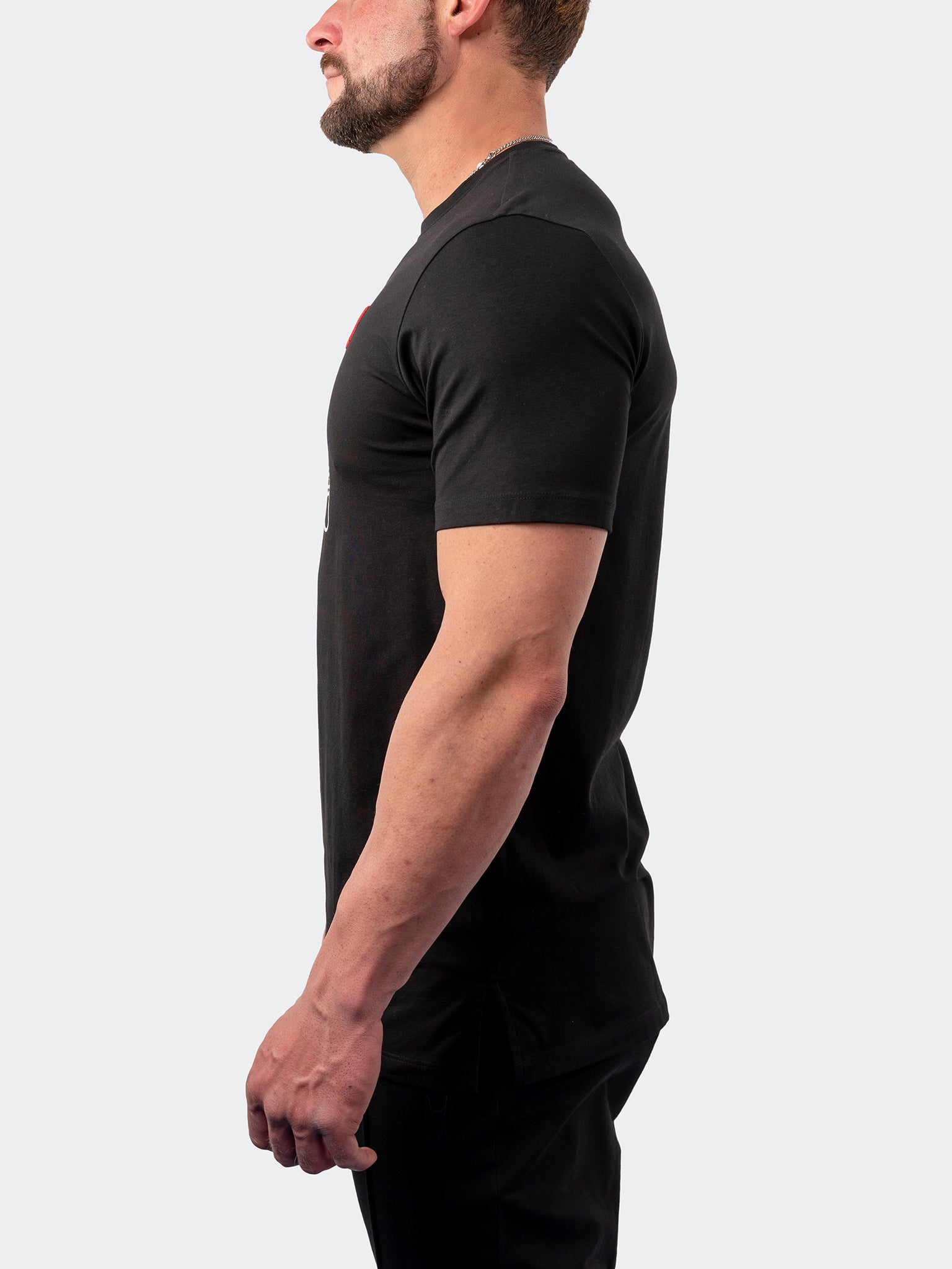 SkullHeart Black Graphic Tee