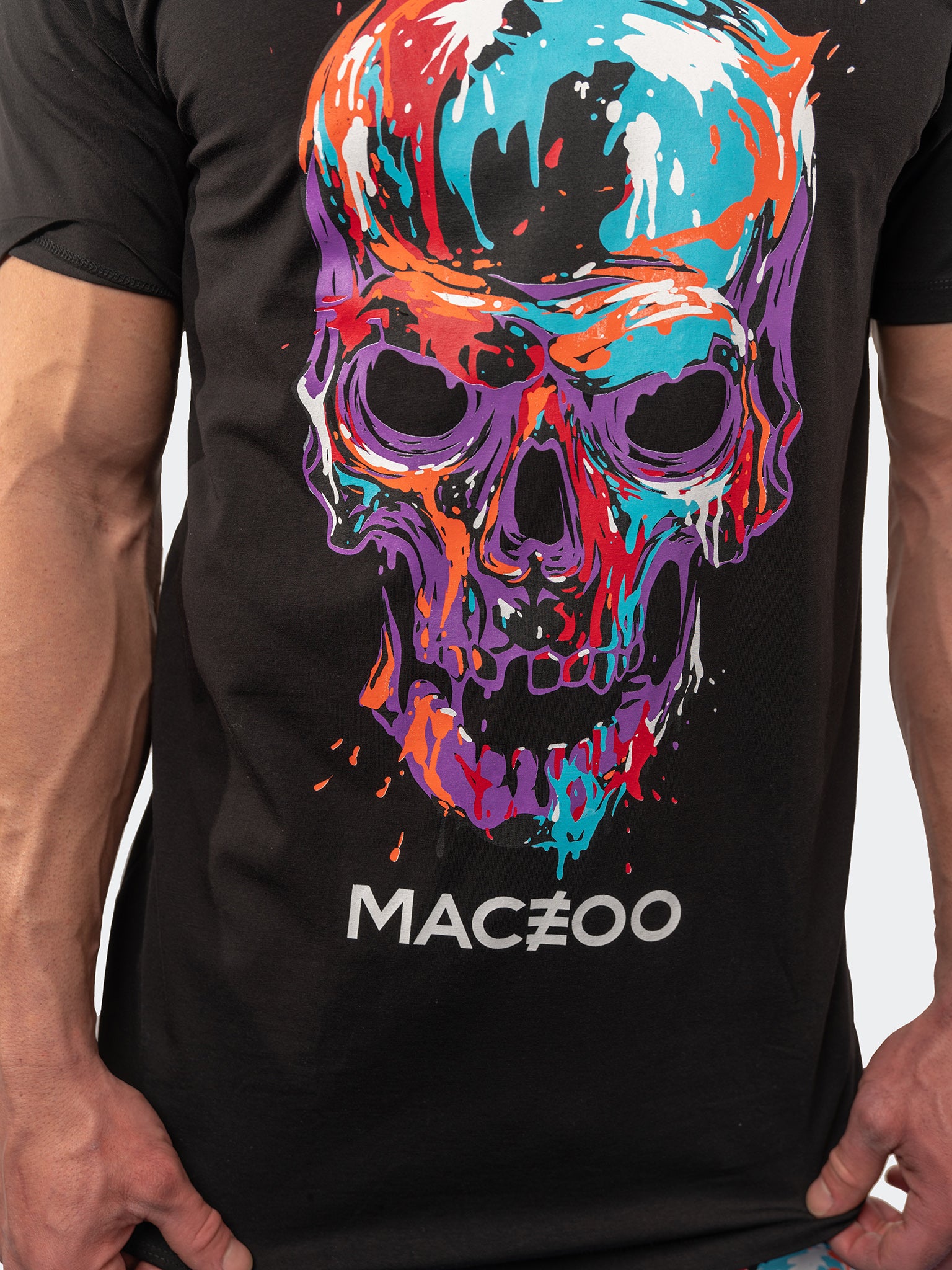 Tee SkullPaint Black