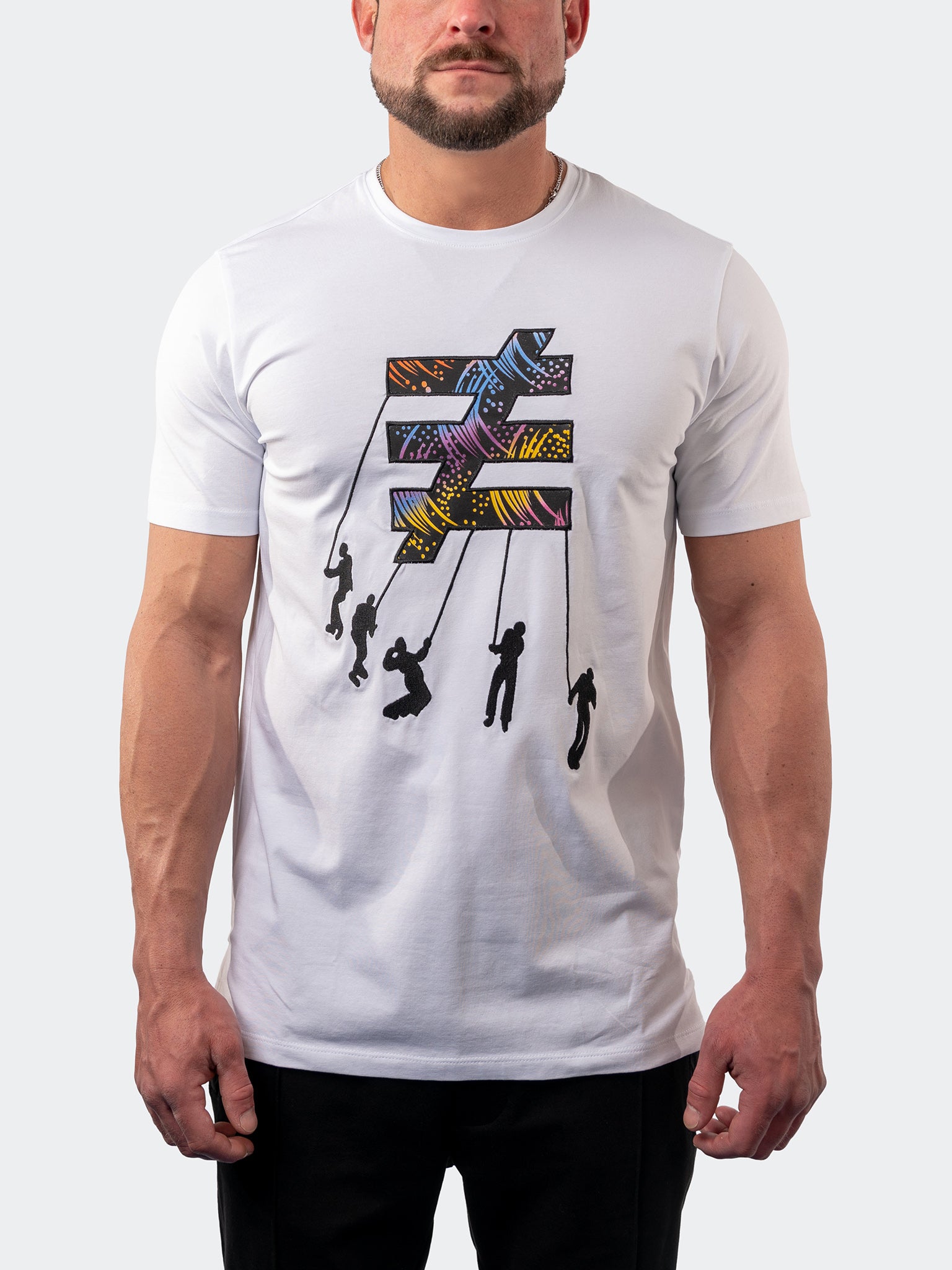 Village White Graphic Tee