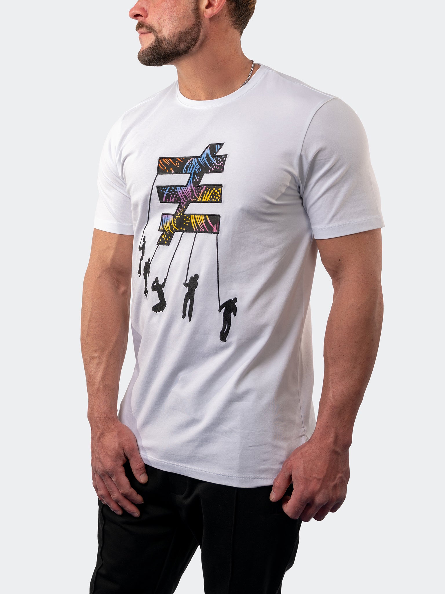 Village White Graphic Tee