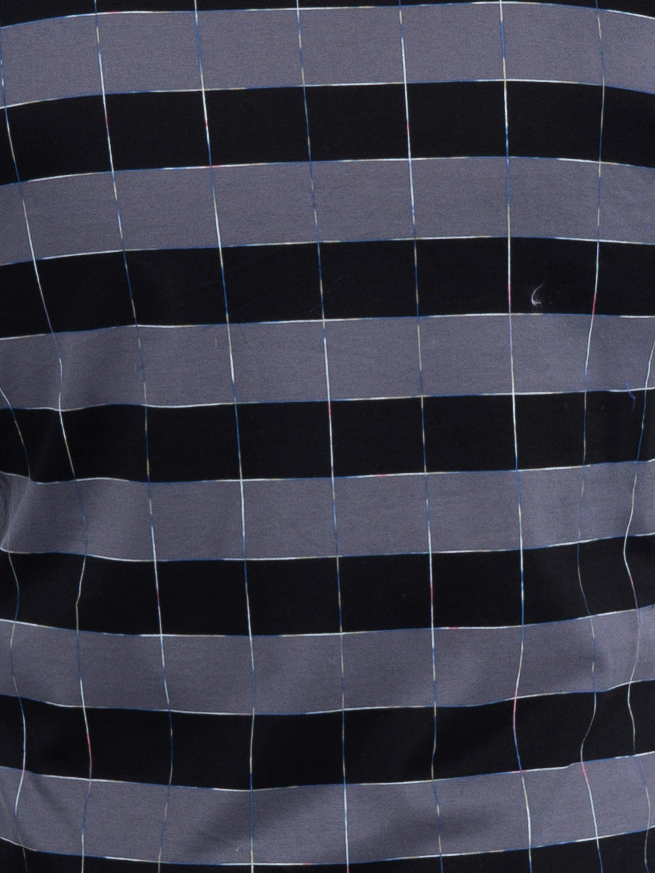 V-Neck Edison Blocks Grey