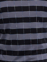 V-Neck Edison Blocks Grey View-5