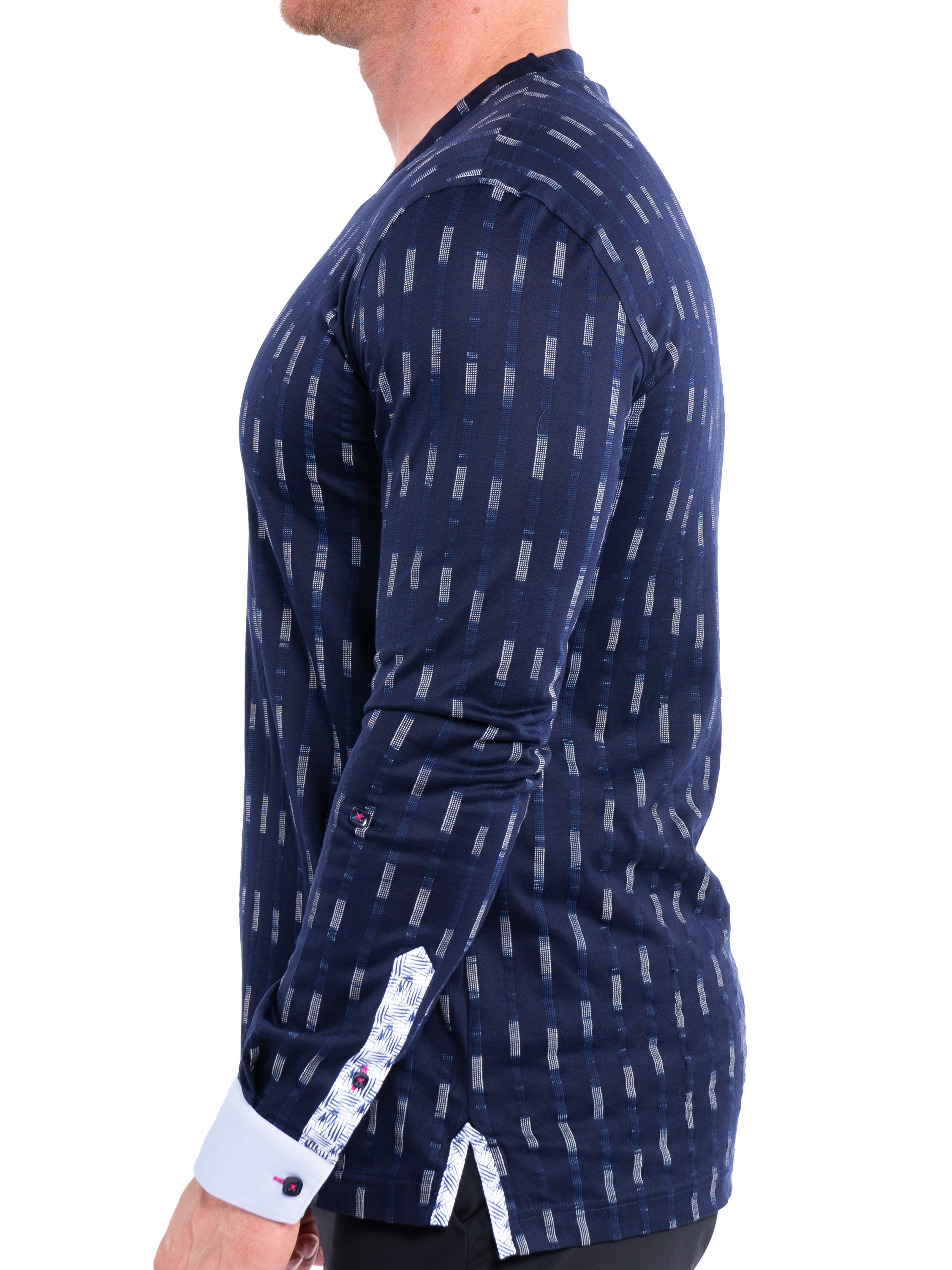 V-Neck Edison City Blue