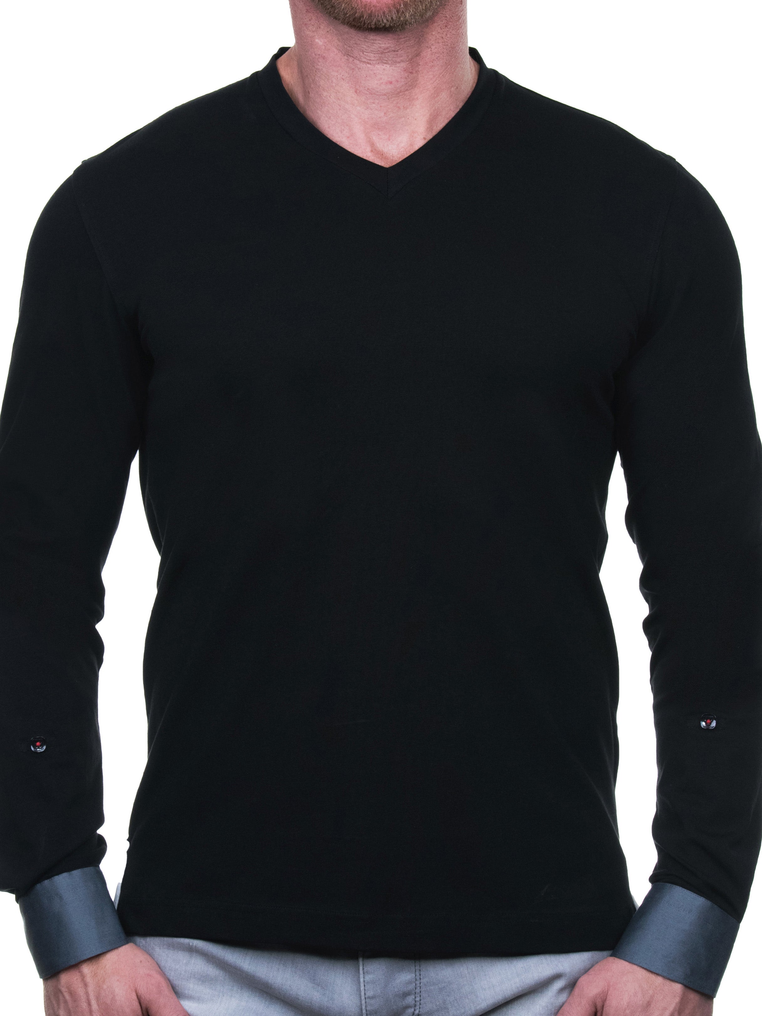 V-Neck Edison Classic Black