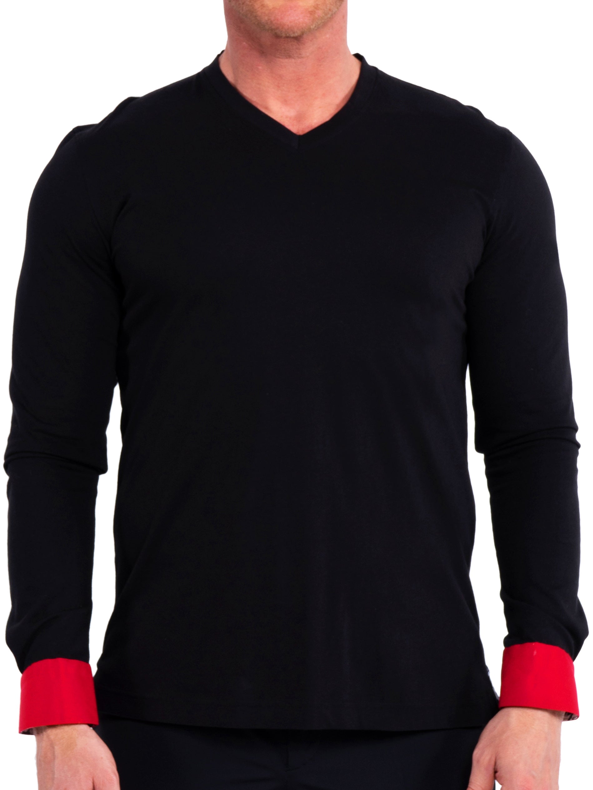 V-Neck Edison SolidHound Black