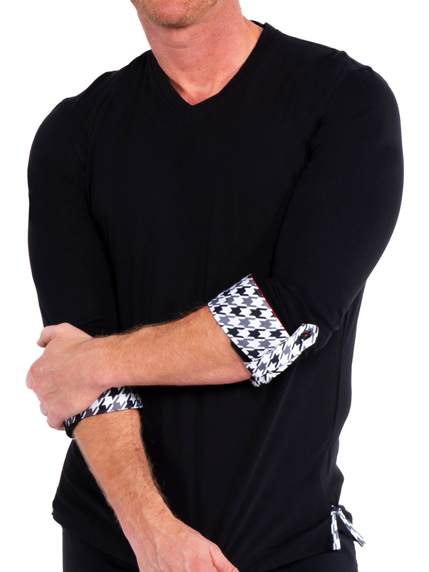 V-Neck Edison SolidHound Black