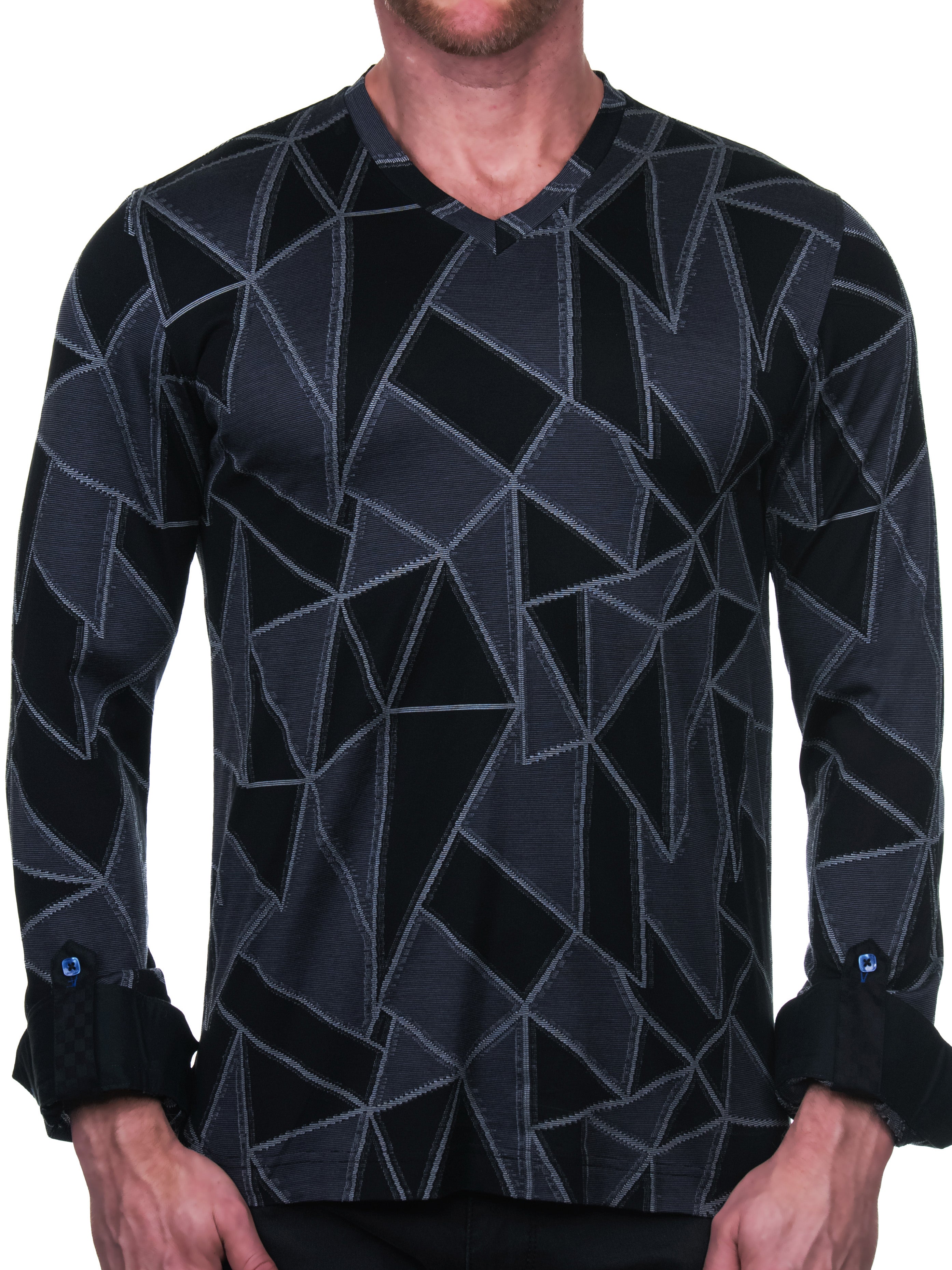 V-Neck Edison Triangle Black