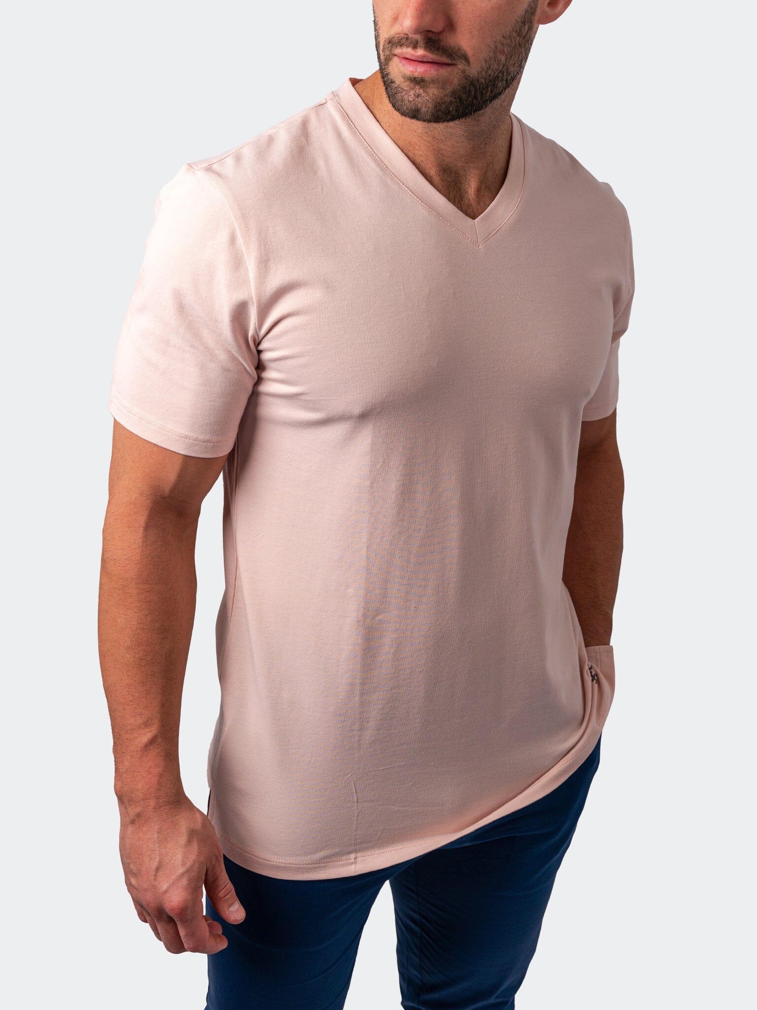 Vivaldi CoreLight Pink V-Neck Tee