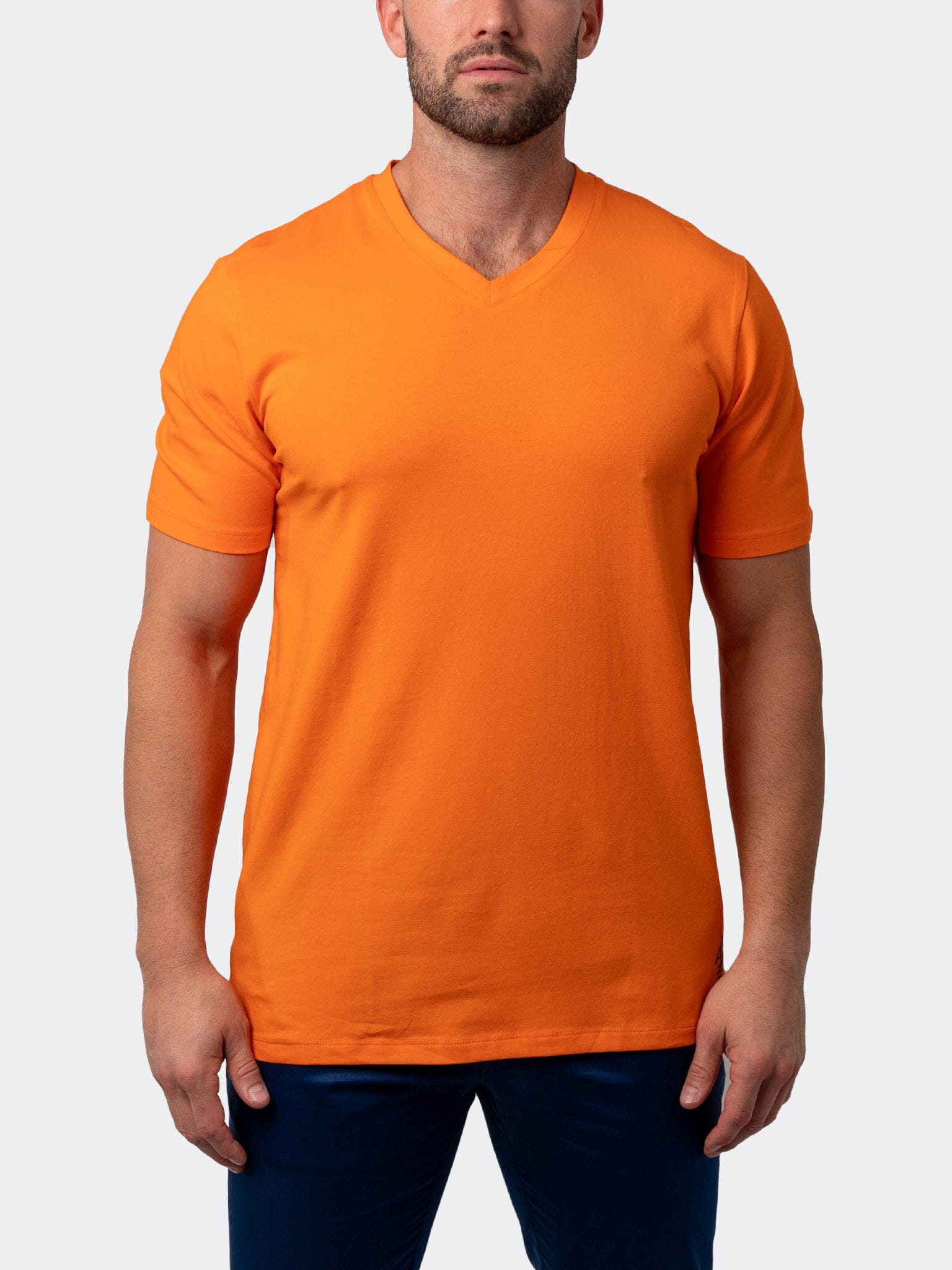Vivaldi Core Orange V-Neck Tee
