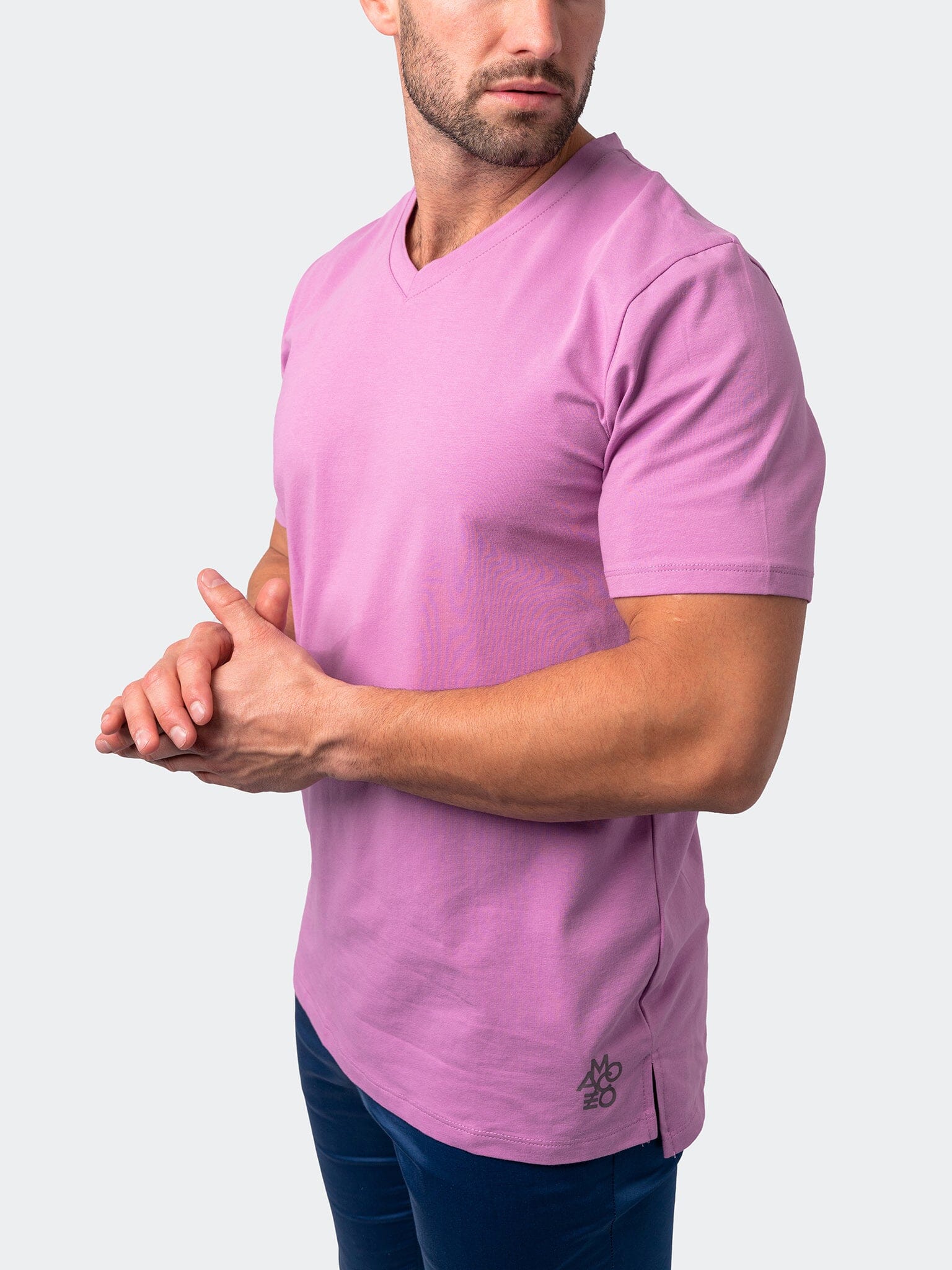 Vivaldi Core Pink V-Neck Tee