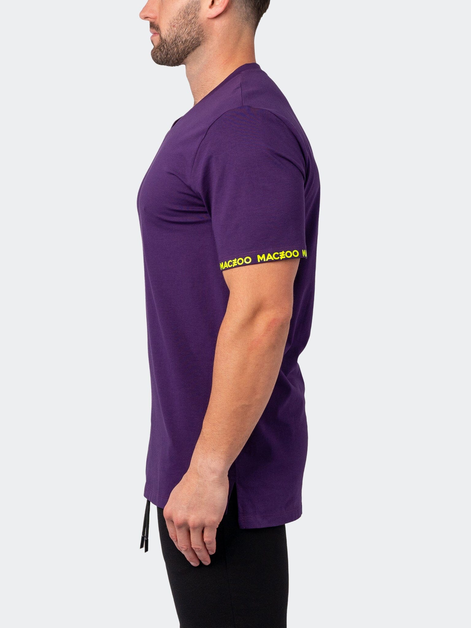 Vivaldi Sleeve Purple V-Neck Tee