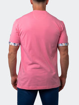 V-Neck Vivaldisolidflower Pink View-7
