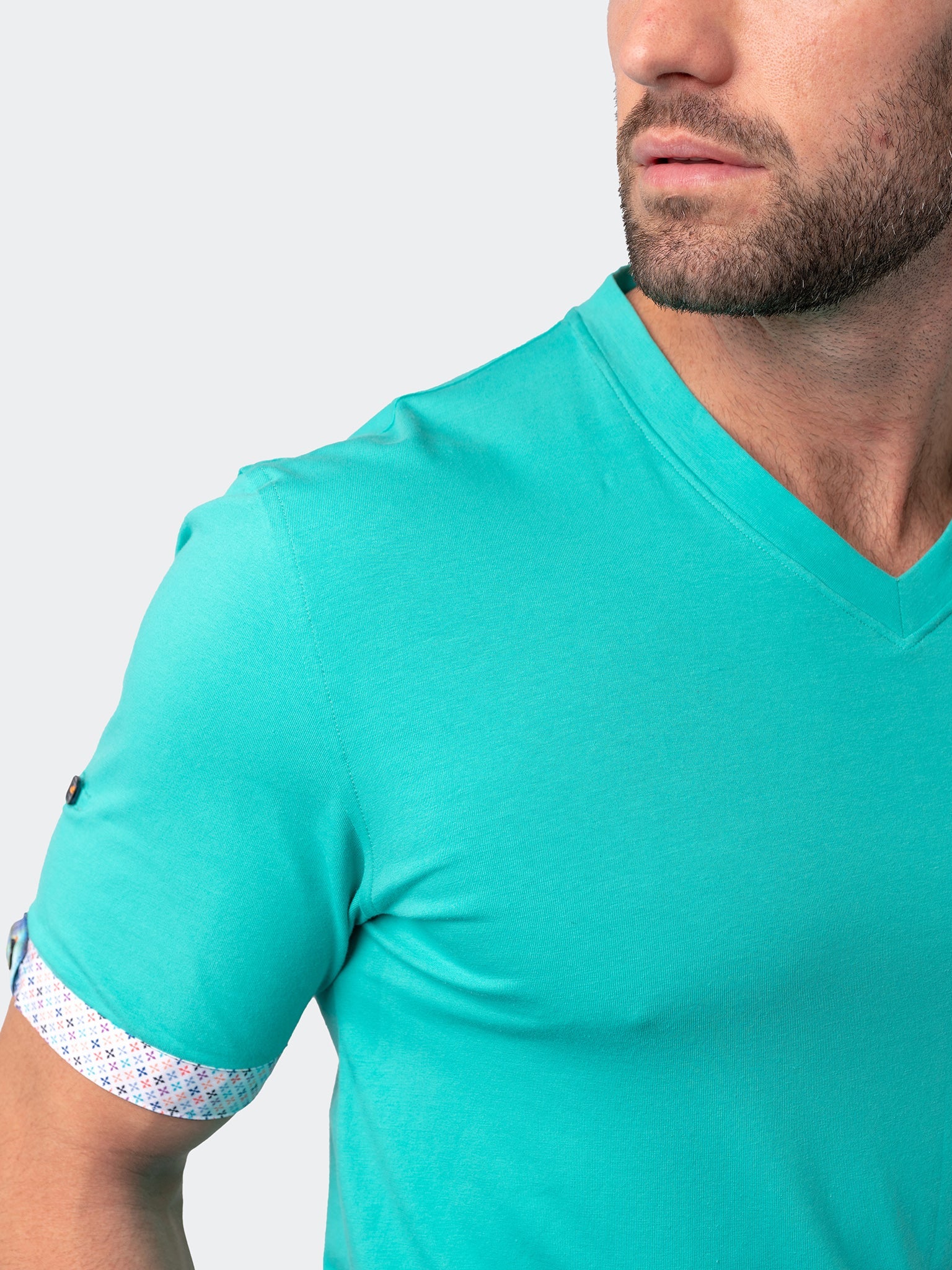 V-Neck Vivaldisolidmint Green