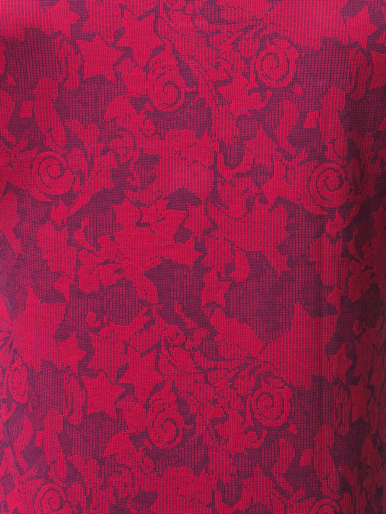 V Neck Edison Cloud Red