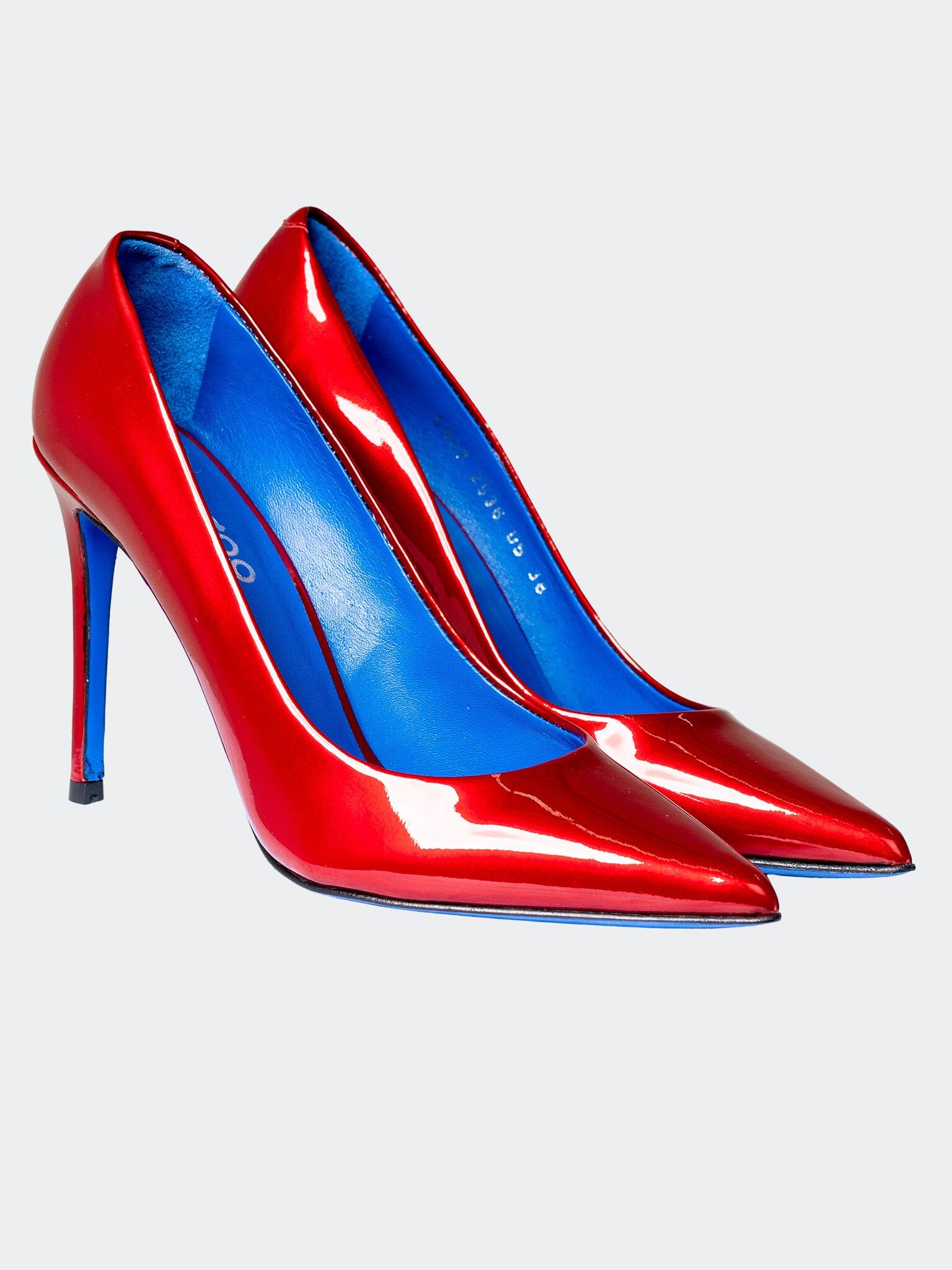 Women's ShoeHeel ShinyRed
