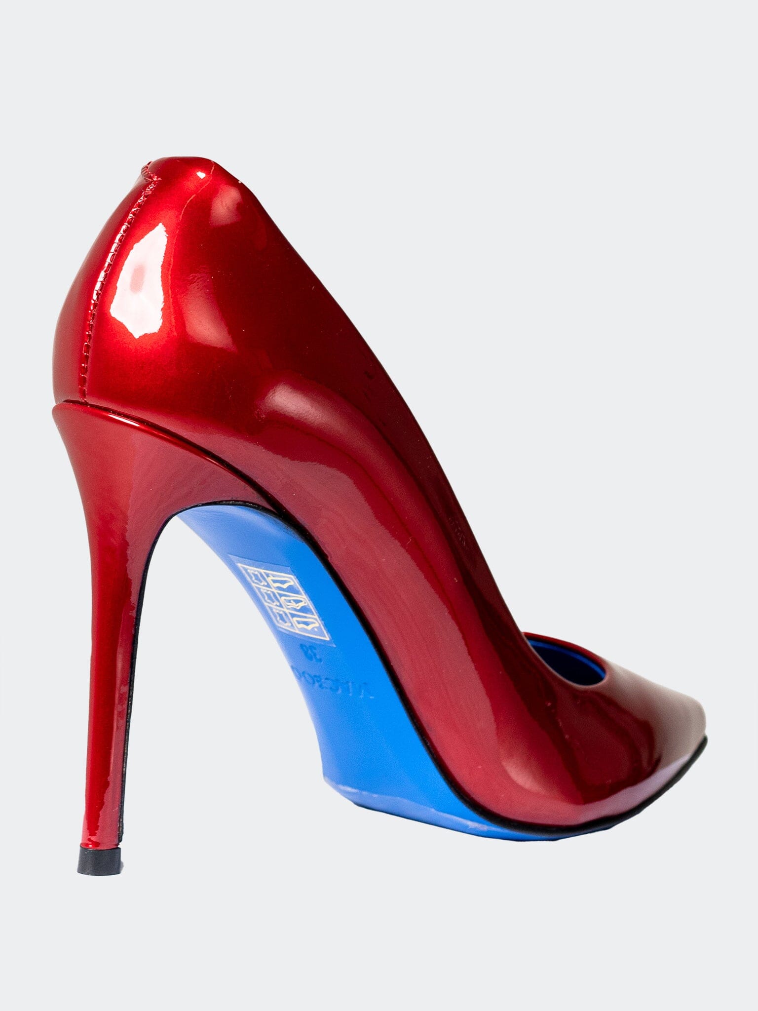 Women's ShoeHeel ShinyRed