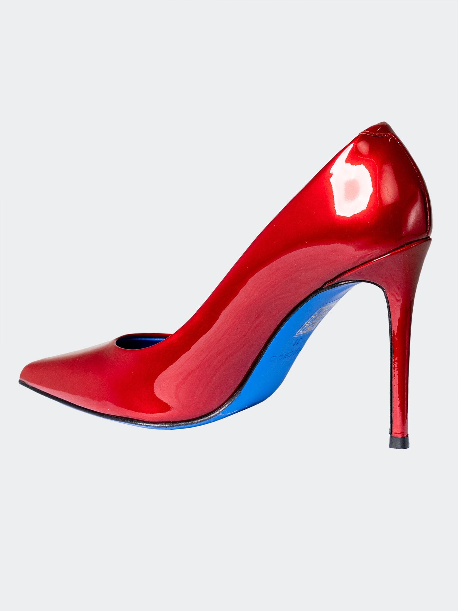 Women's ShoeHeel ShinyRed