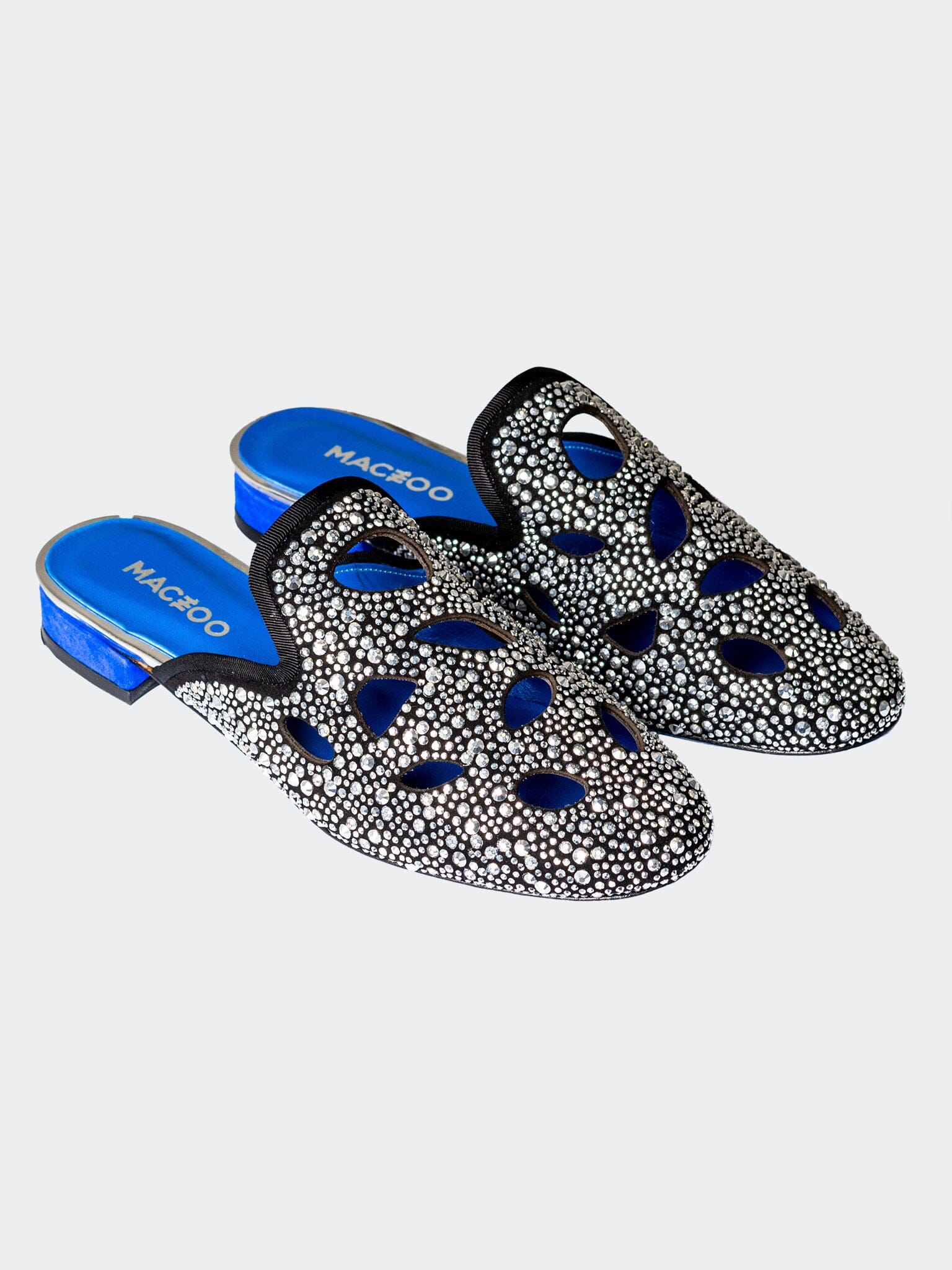 Women's ShoeMule HolesDiamondBlack