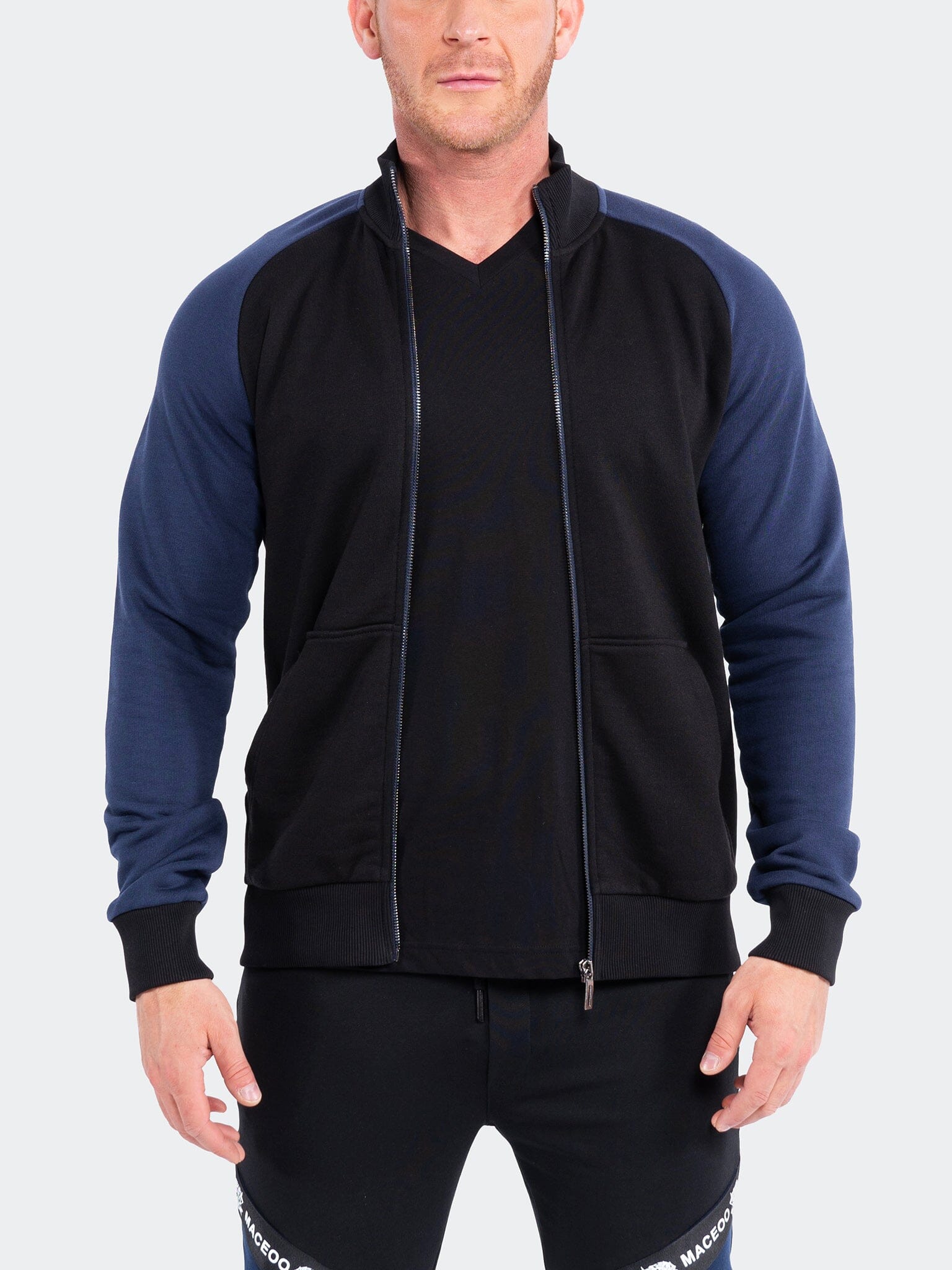 BlueSide Black Zip Sweater
