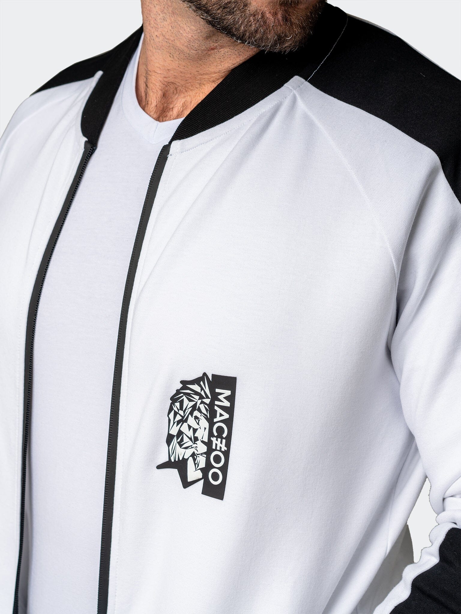 Legendary White Zip Sweater
