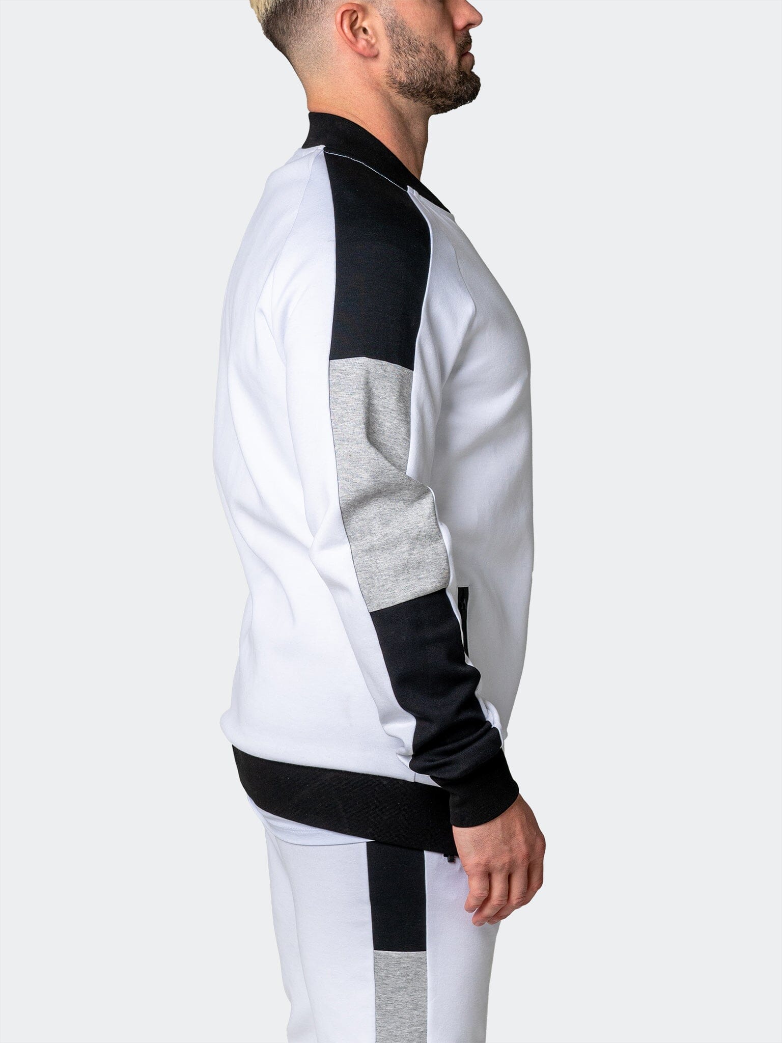 Legendary White Zip Sweater